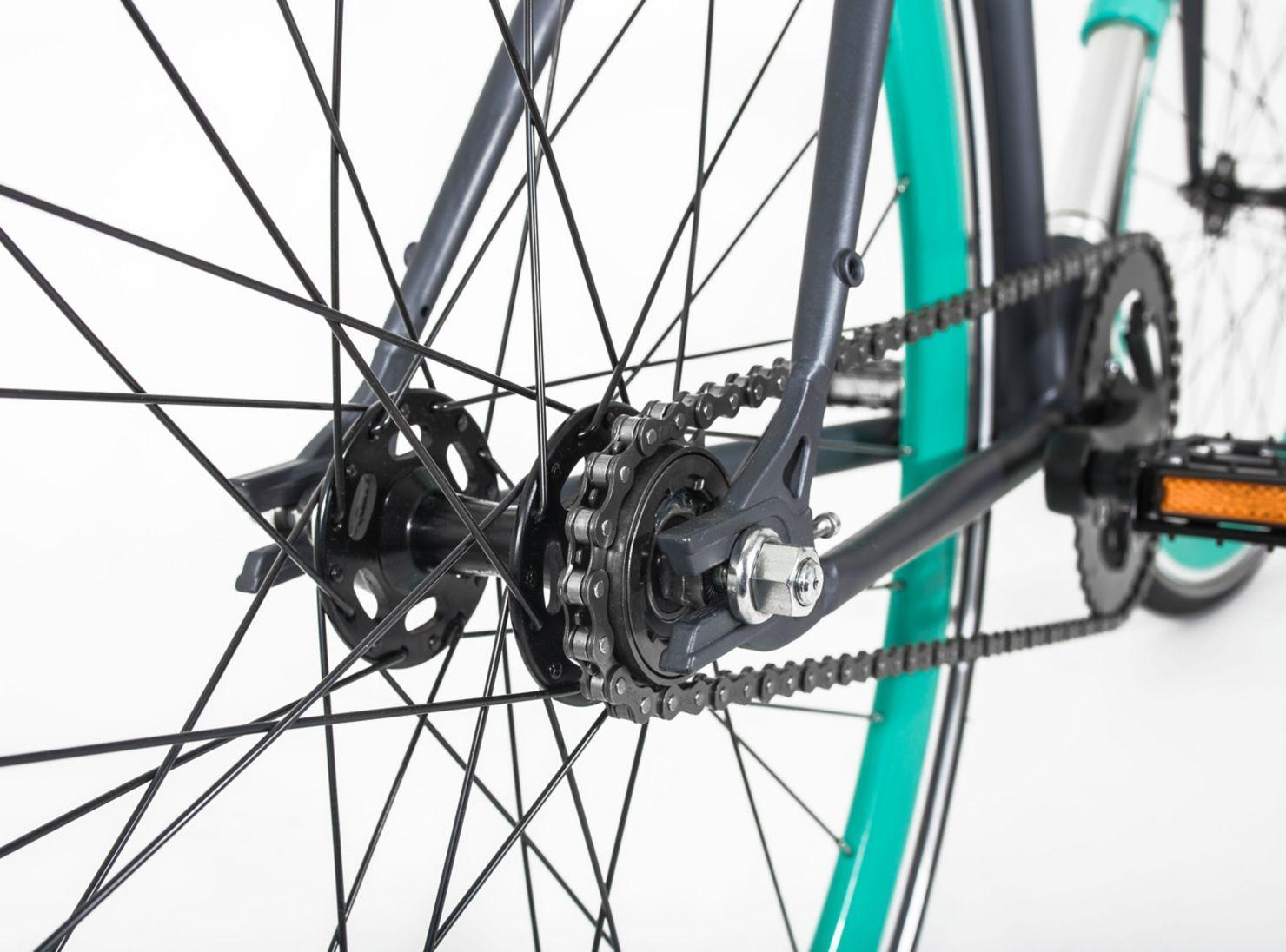 Bicicleta de Paseo Yerka Bikes Aro 28" V2 Single Speed Turquesa-8