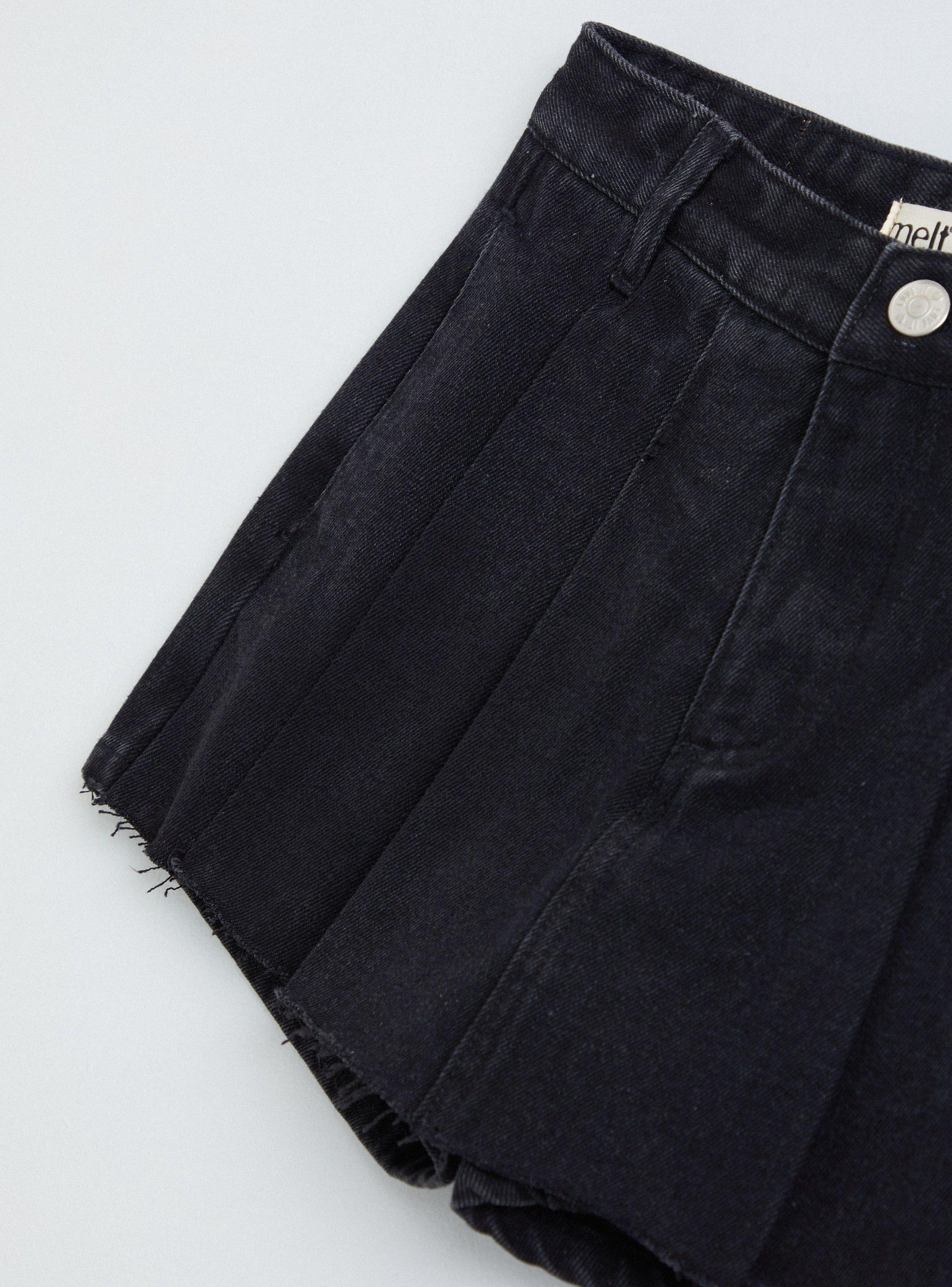 Falda Skort Mini Tableada-2