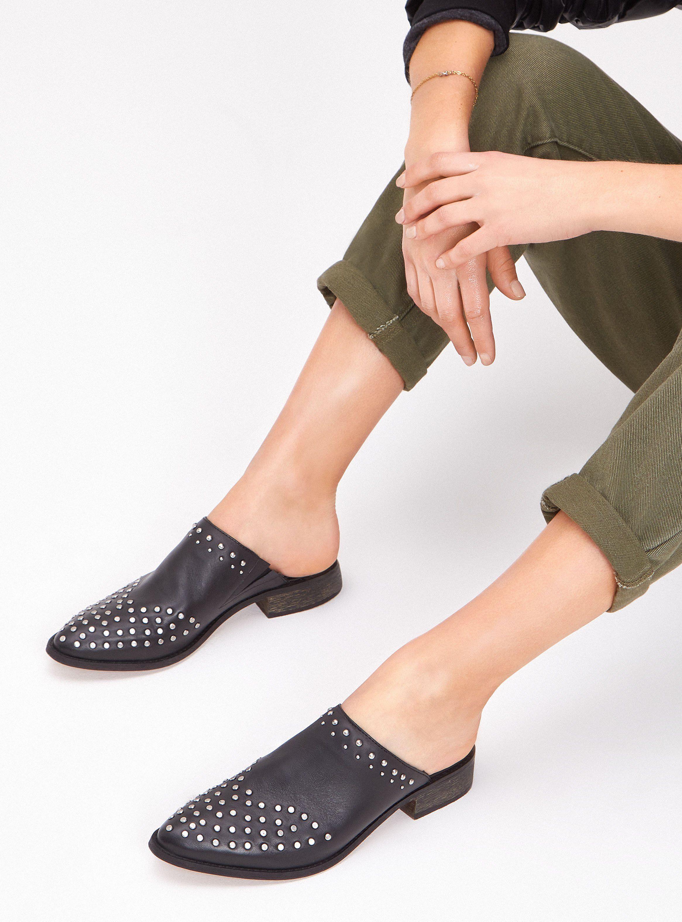 Babuchas Cuero Mujer Sofía-0