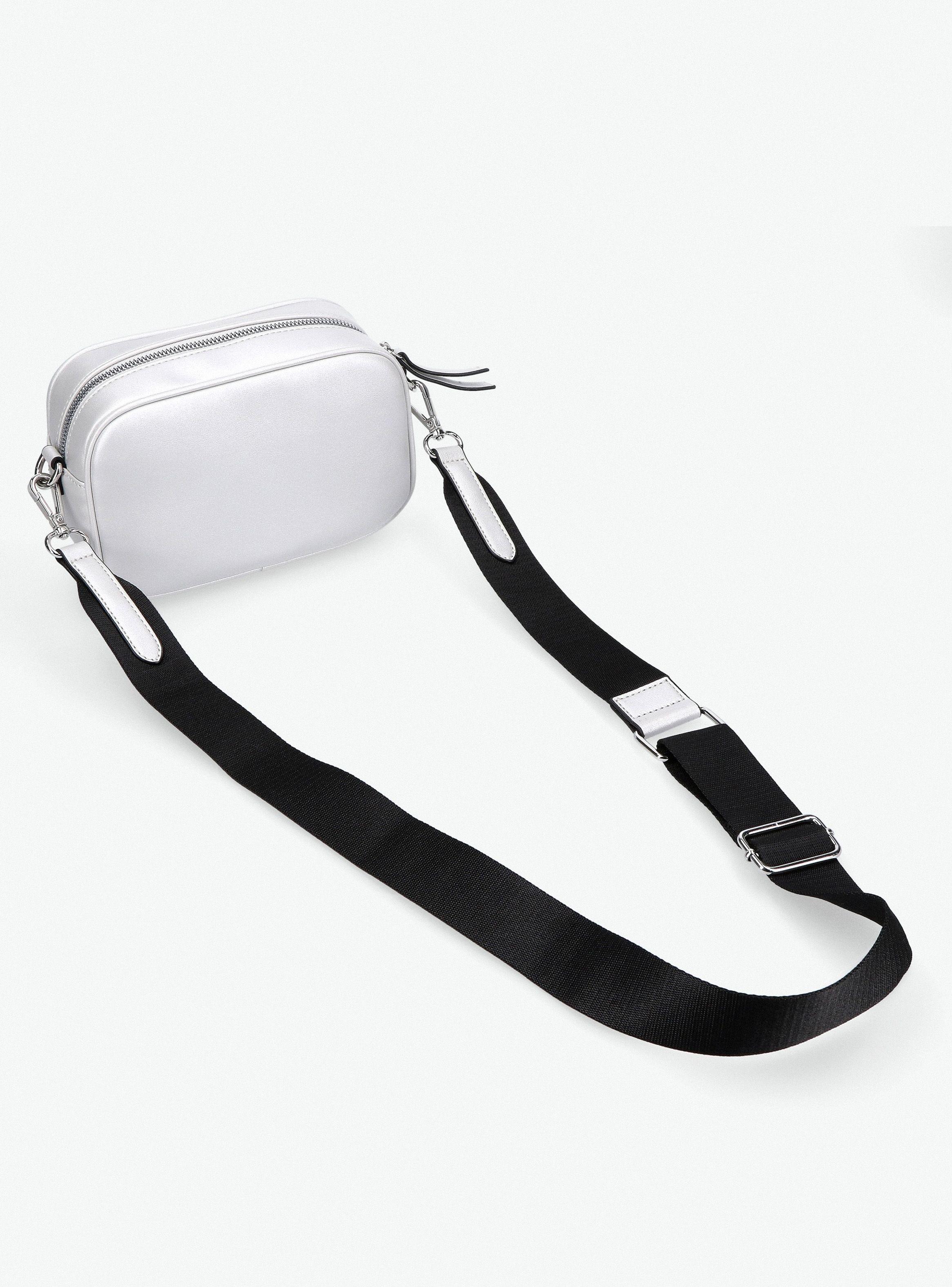 Bandolera Mini Peaches Gris-4