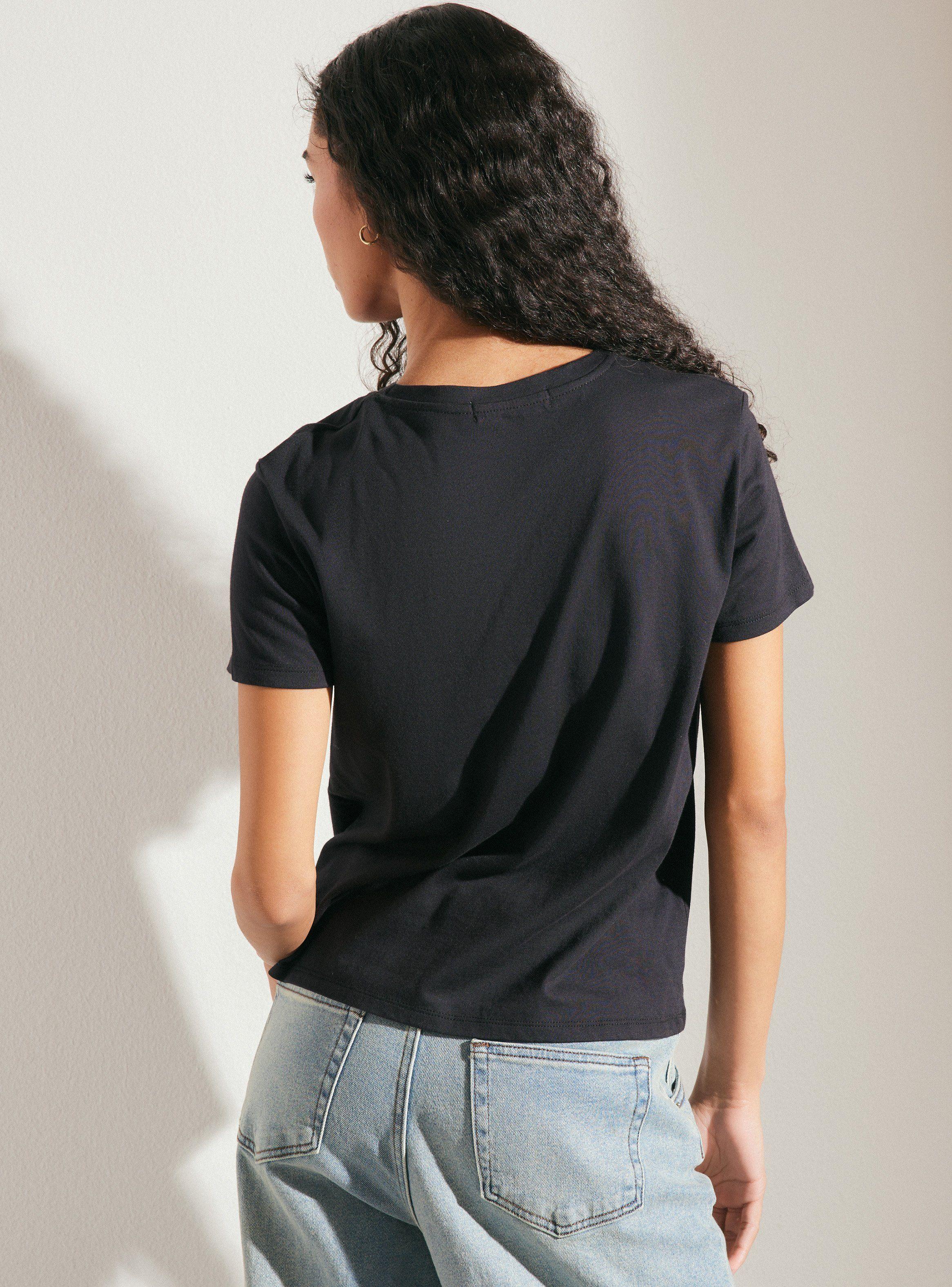 Polera Manga Corta Aplicación Joyas-1