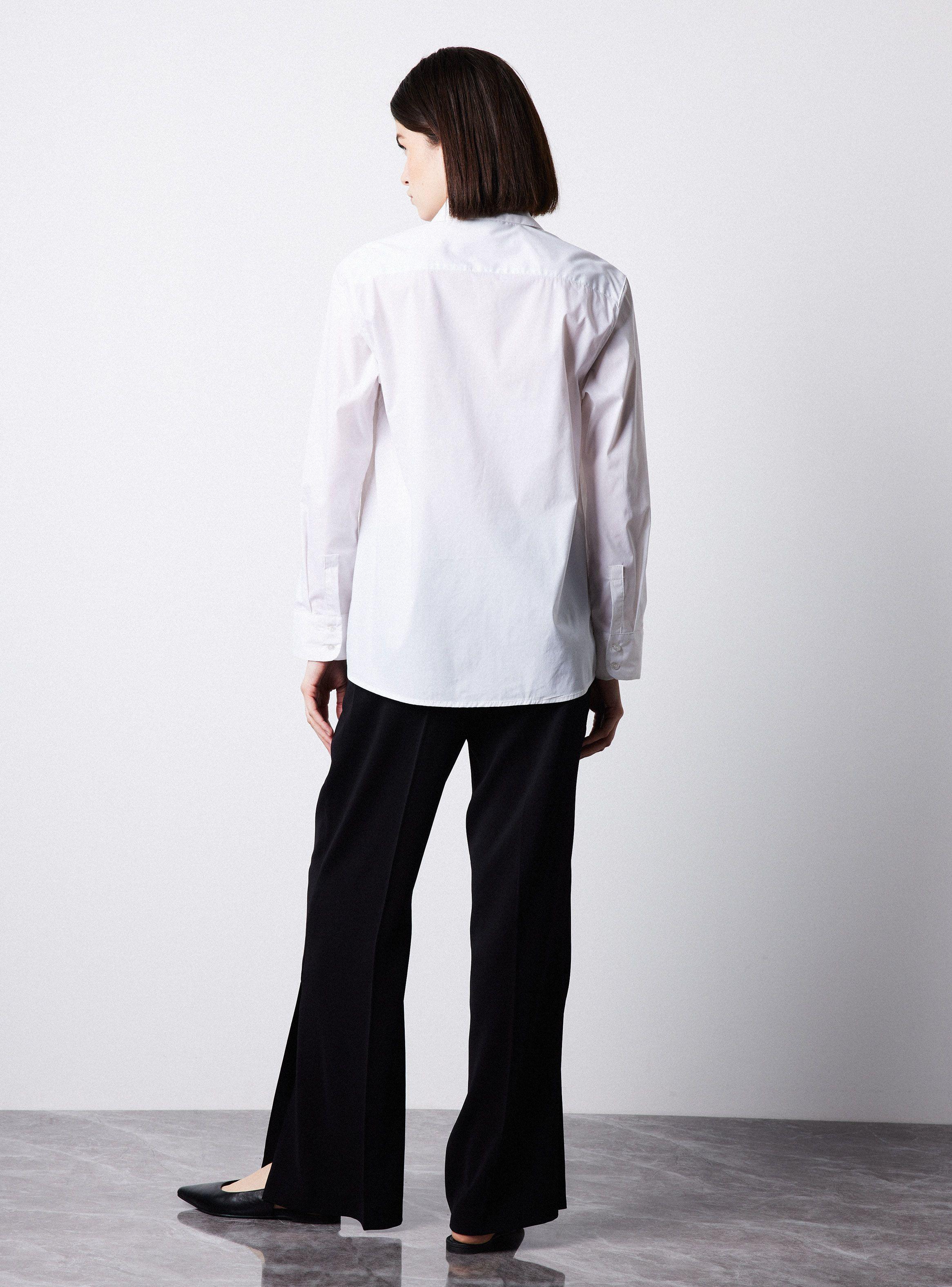 Blusa Camisera Recta Abotonada-5