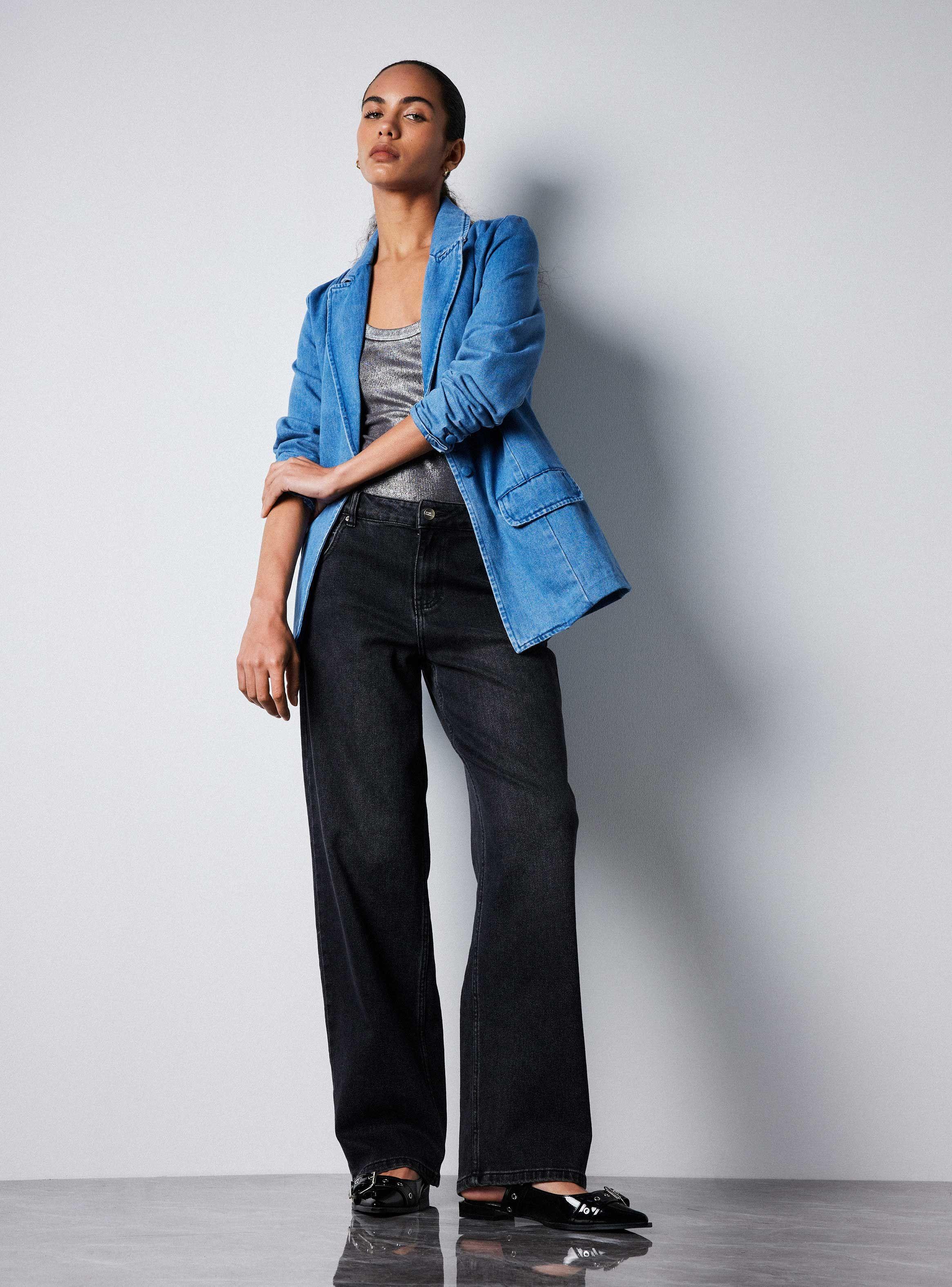 Blazer Denim Look Vintage-4