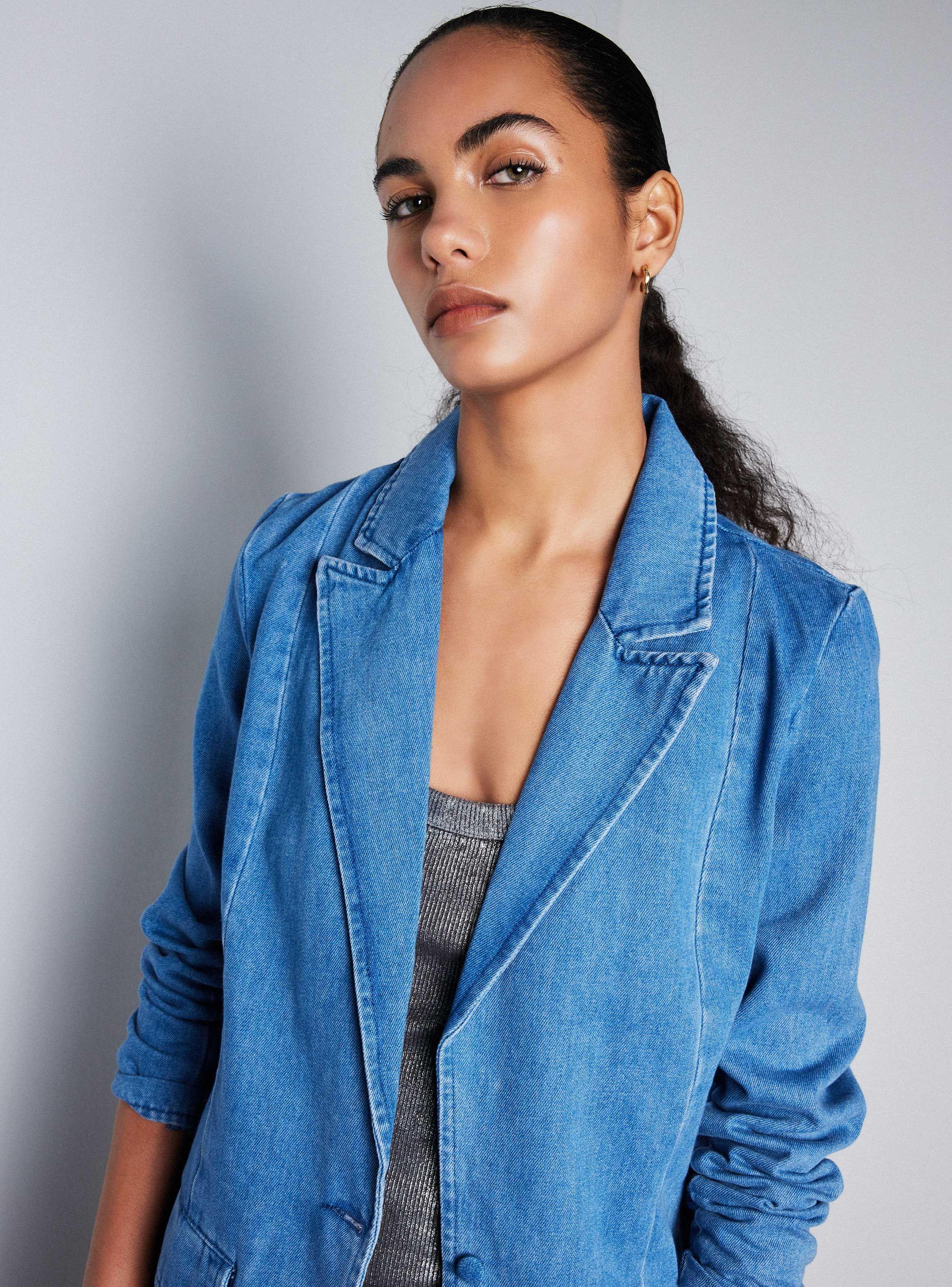 Blazer Denim Look Vintage-2