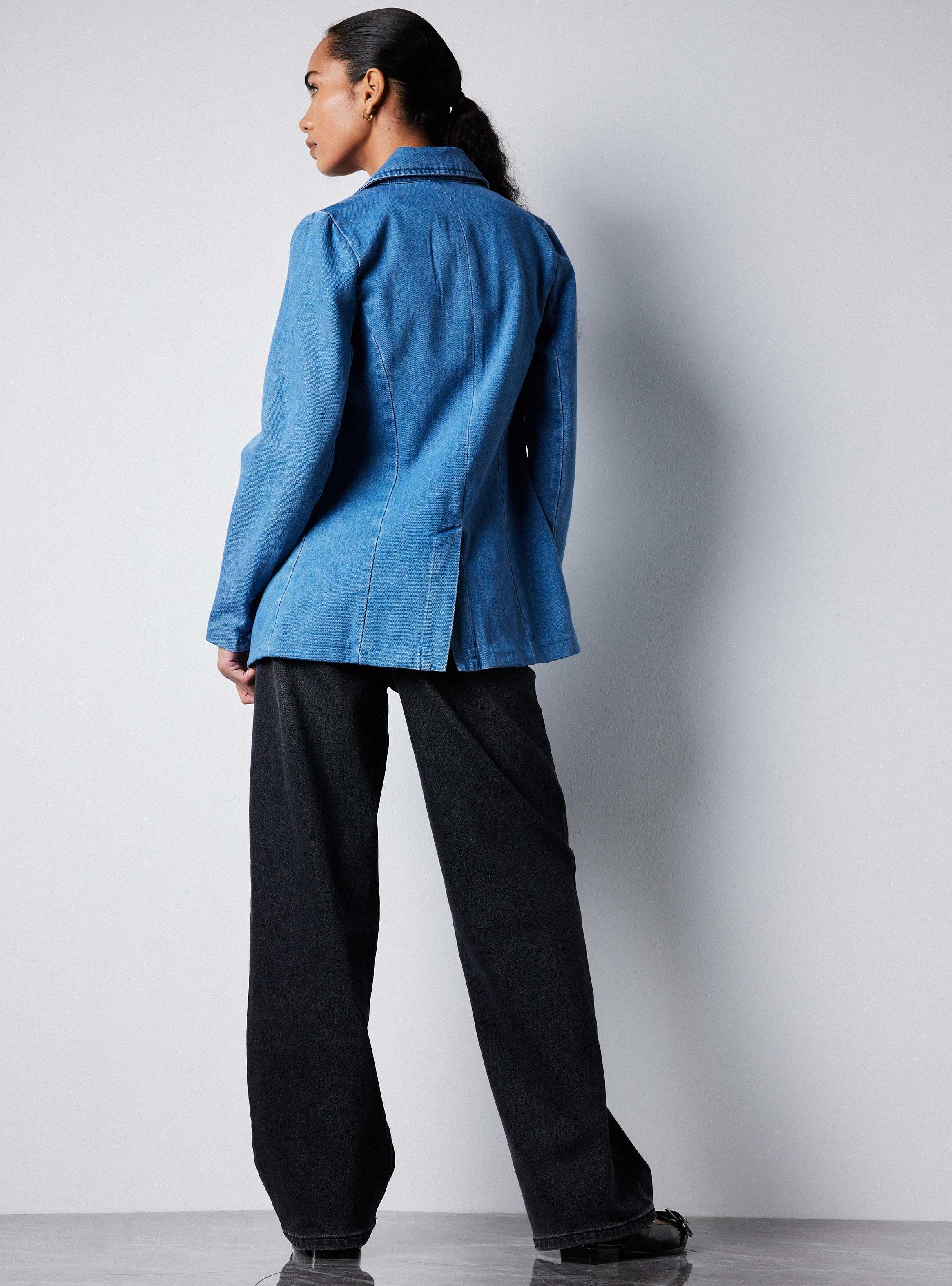Blazer Denim Look Vintage-5