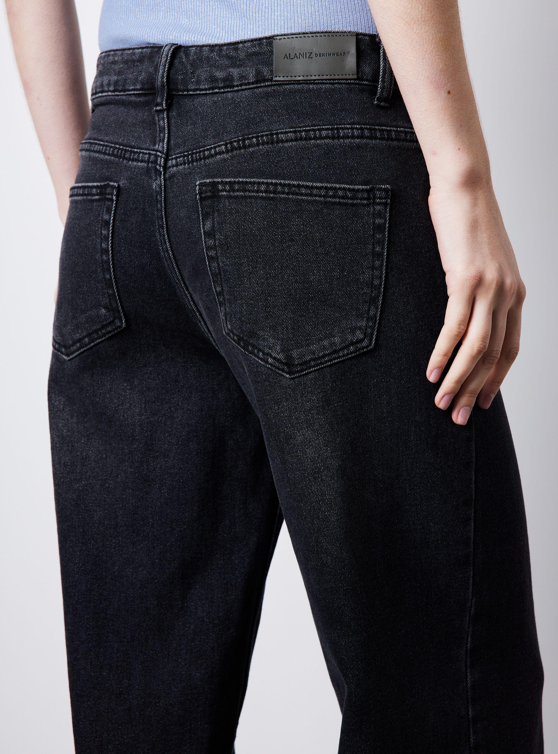 Jeans Fit Relajado Lavados Sucios-3