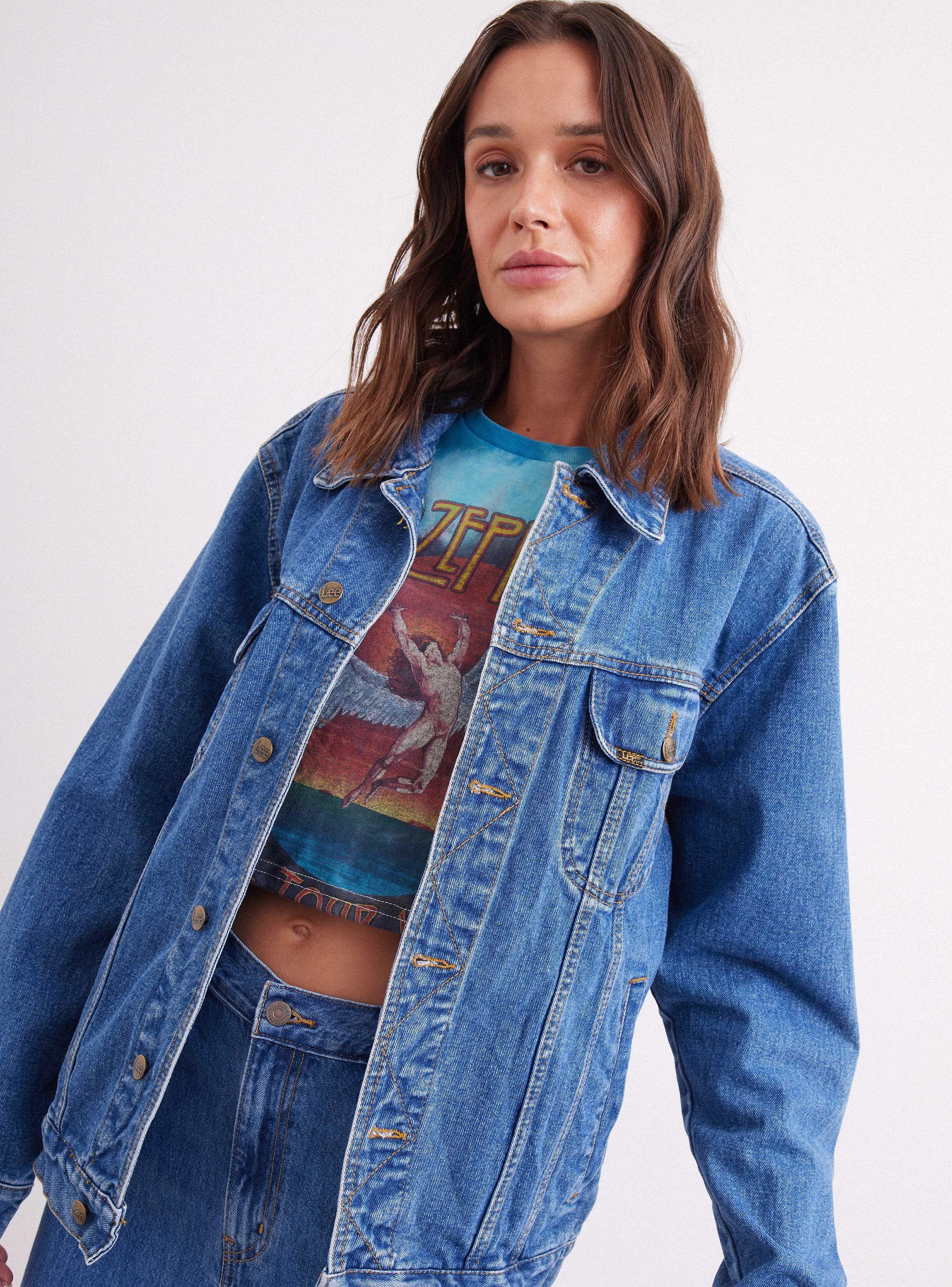 Chaqueta Azul Lee Talla S-2