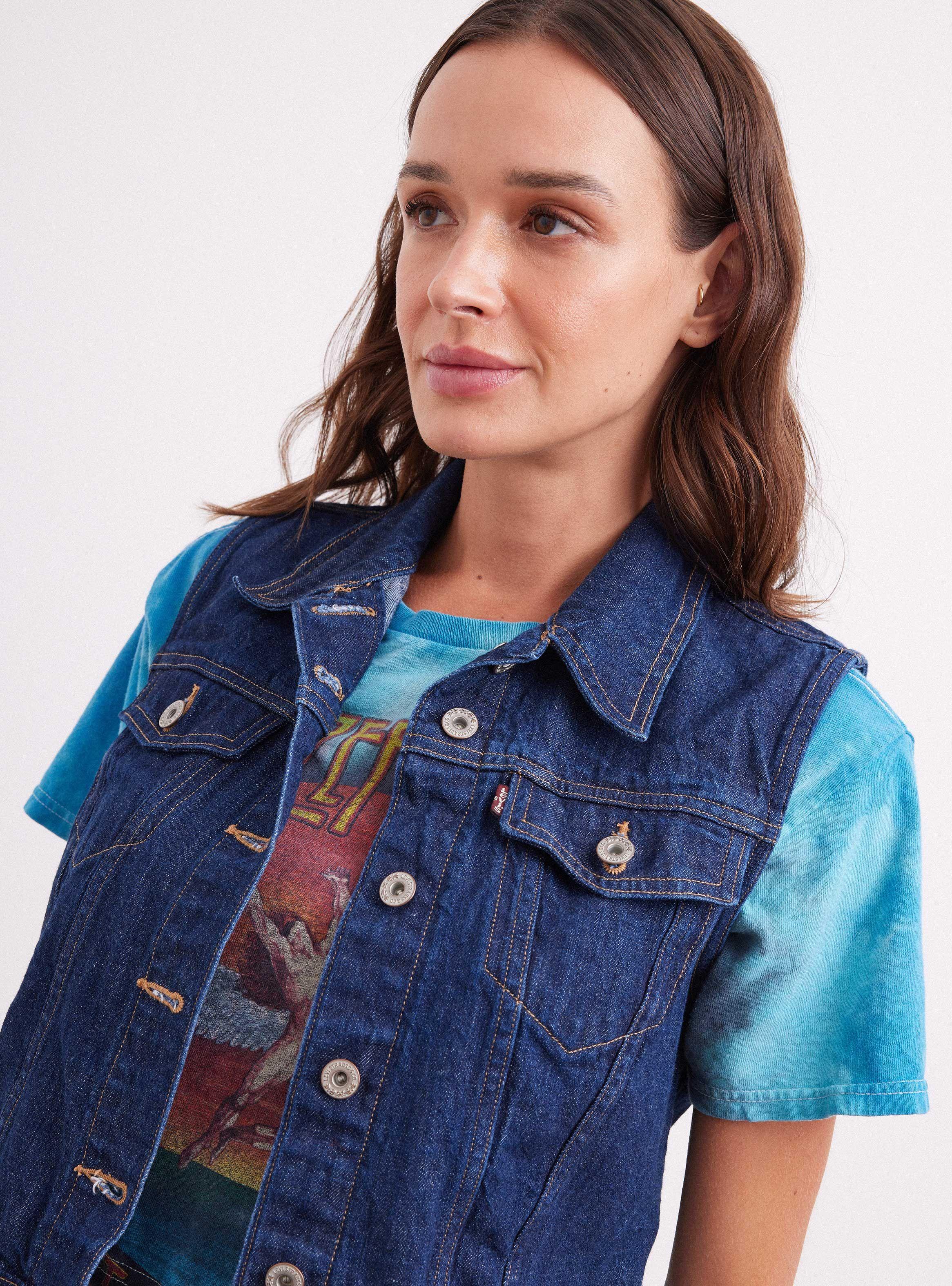 Chaqueta Azul Levis Talla M-2