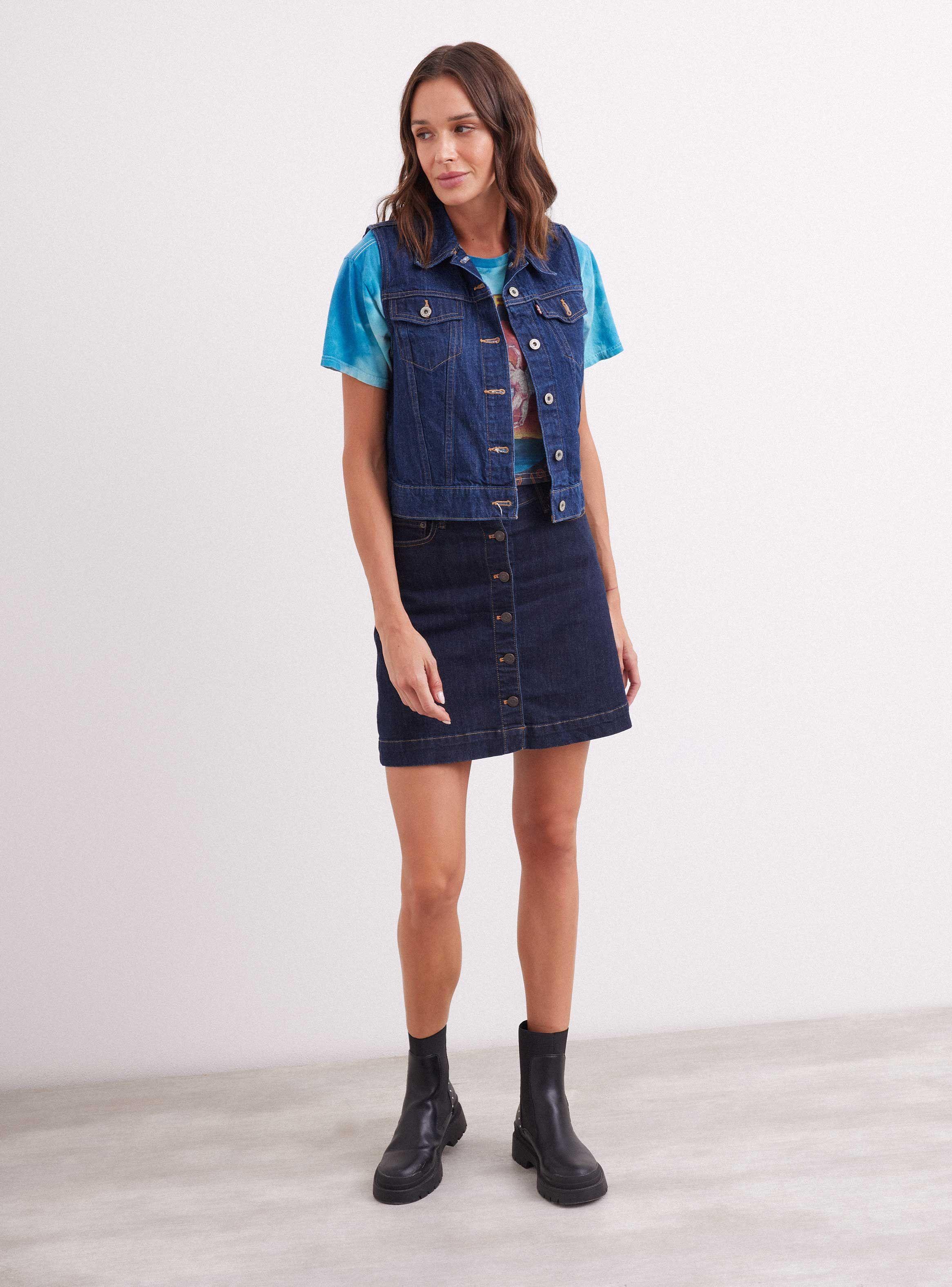 Chaqueta Azul Levis Talla M-3