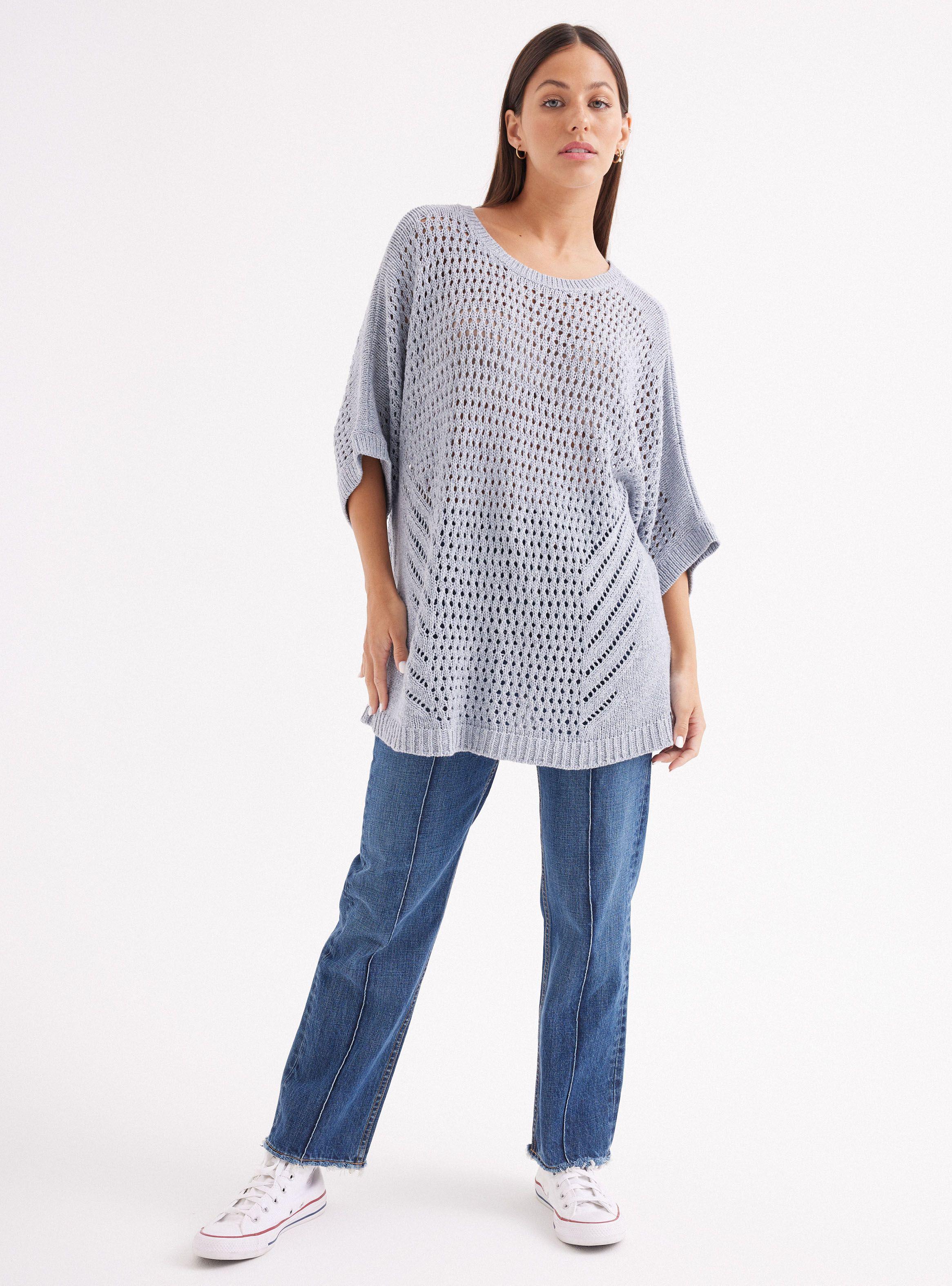 Sweater Gris J Jill Talla L-3