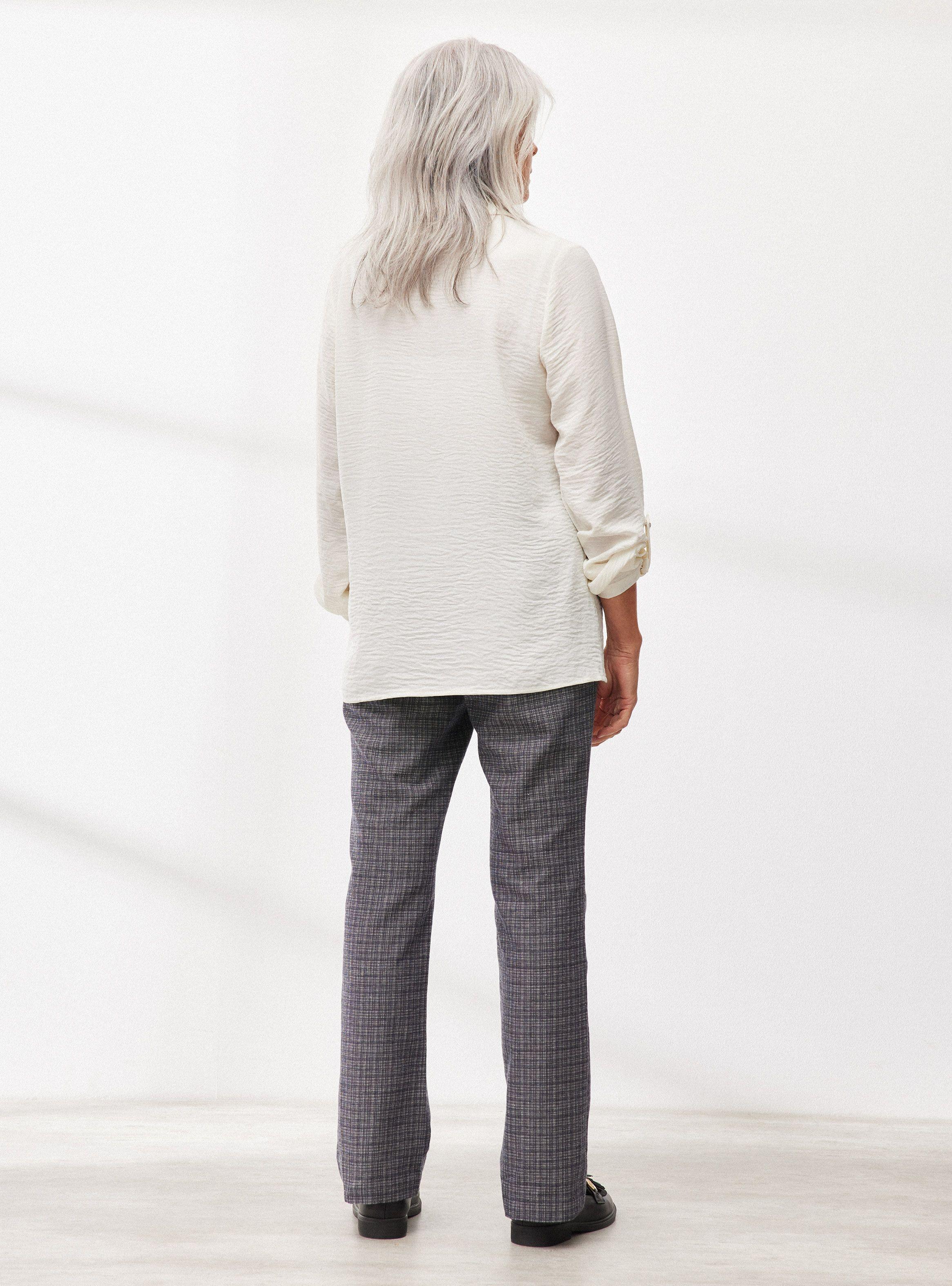 Blusa Texturada Cuello V-5
