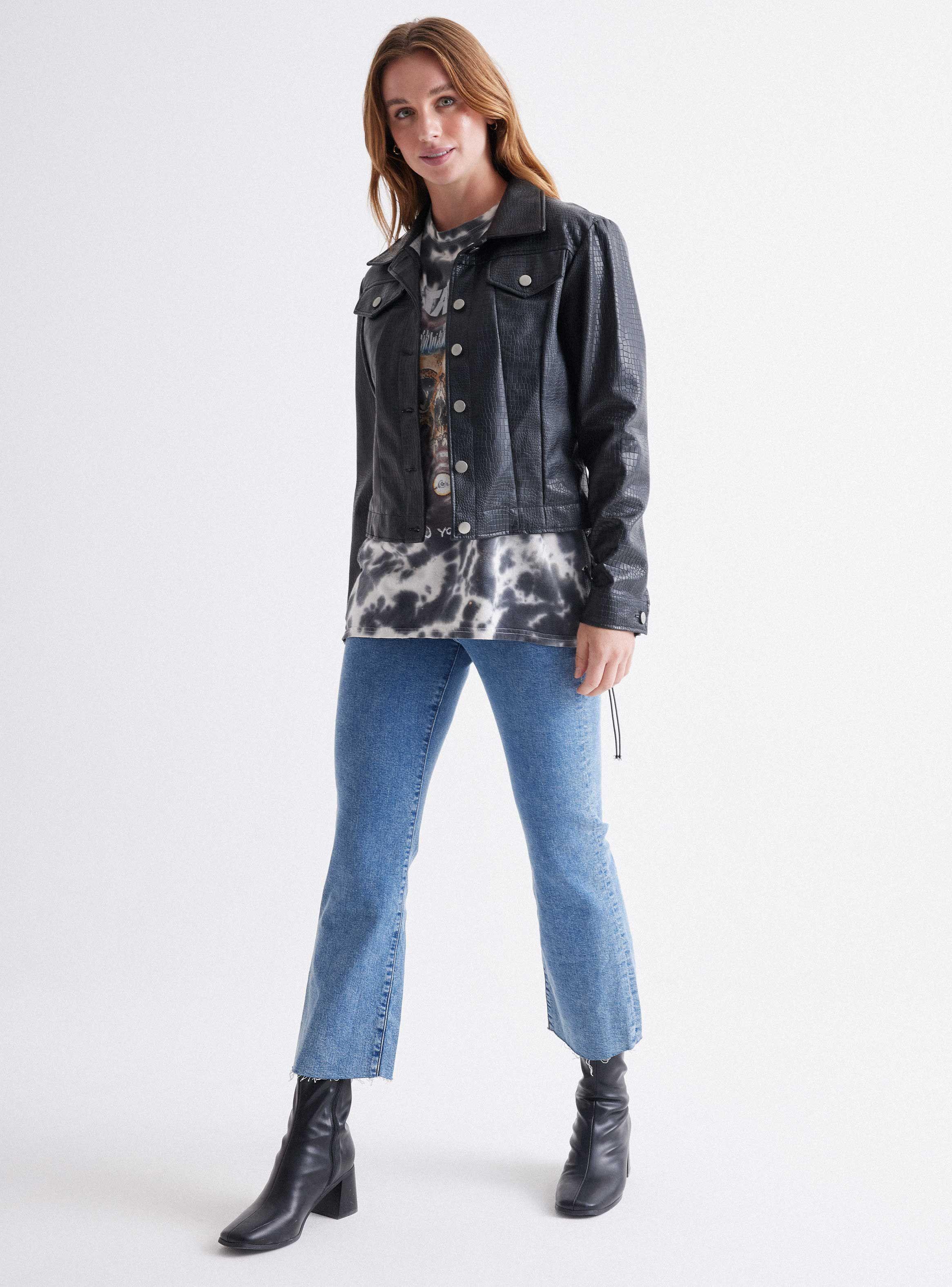 Chaqueta Negro Bb Dakota Talla L-3