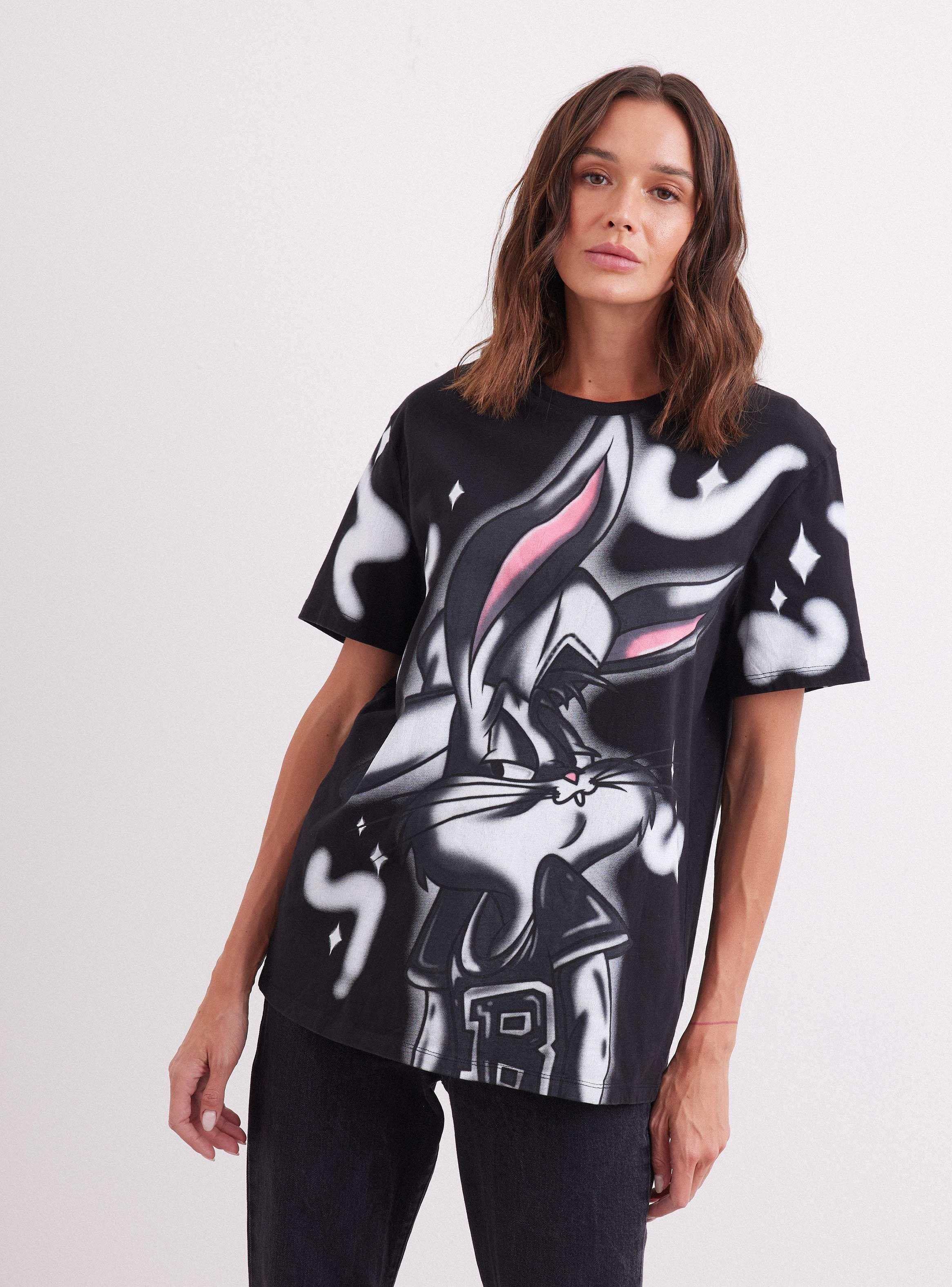 Polera Negro Bershka Talla M-0