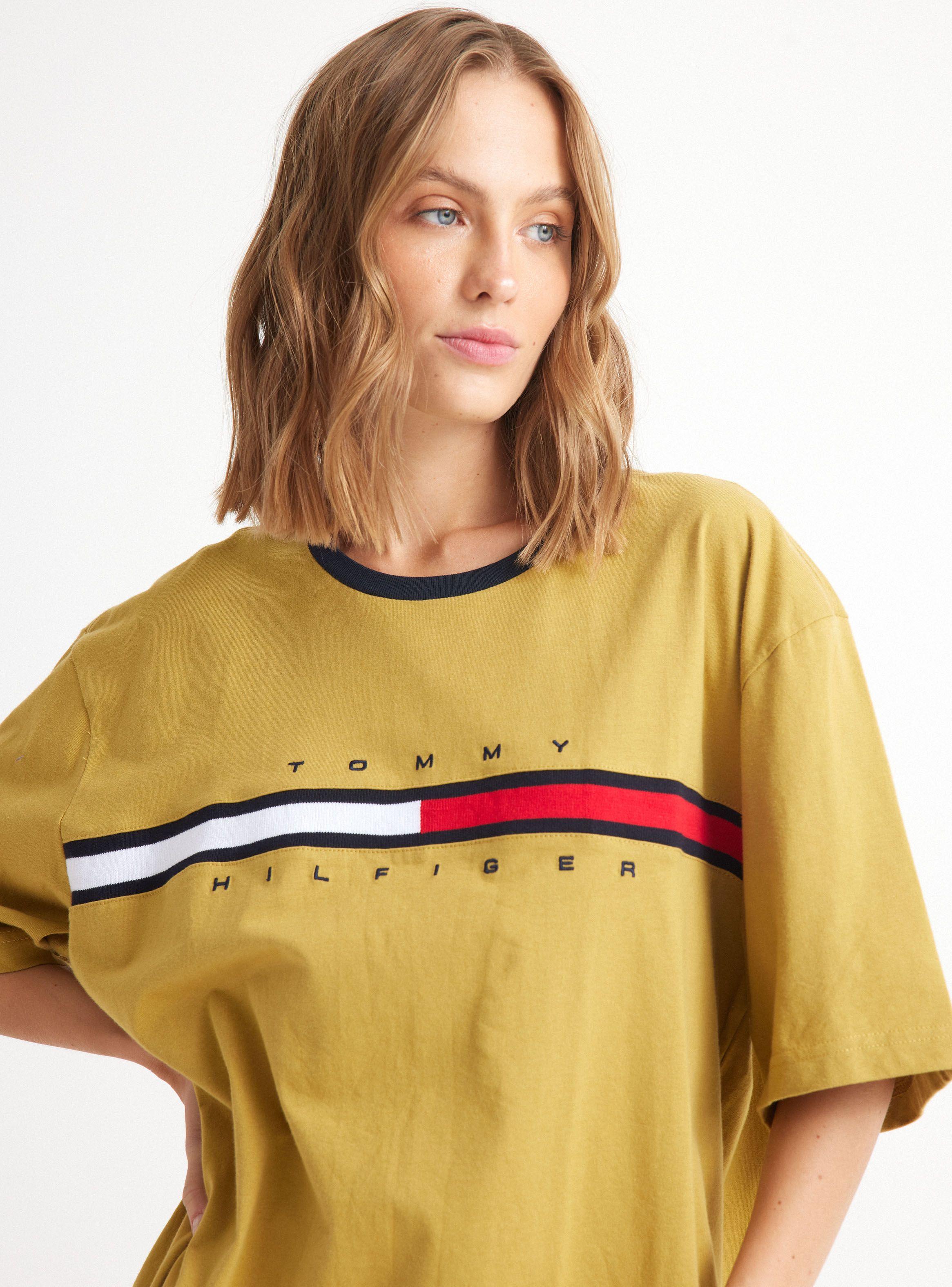 Polera Amarillo Tommy Hilfiger Talla XXL-2