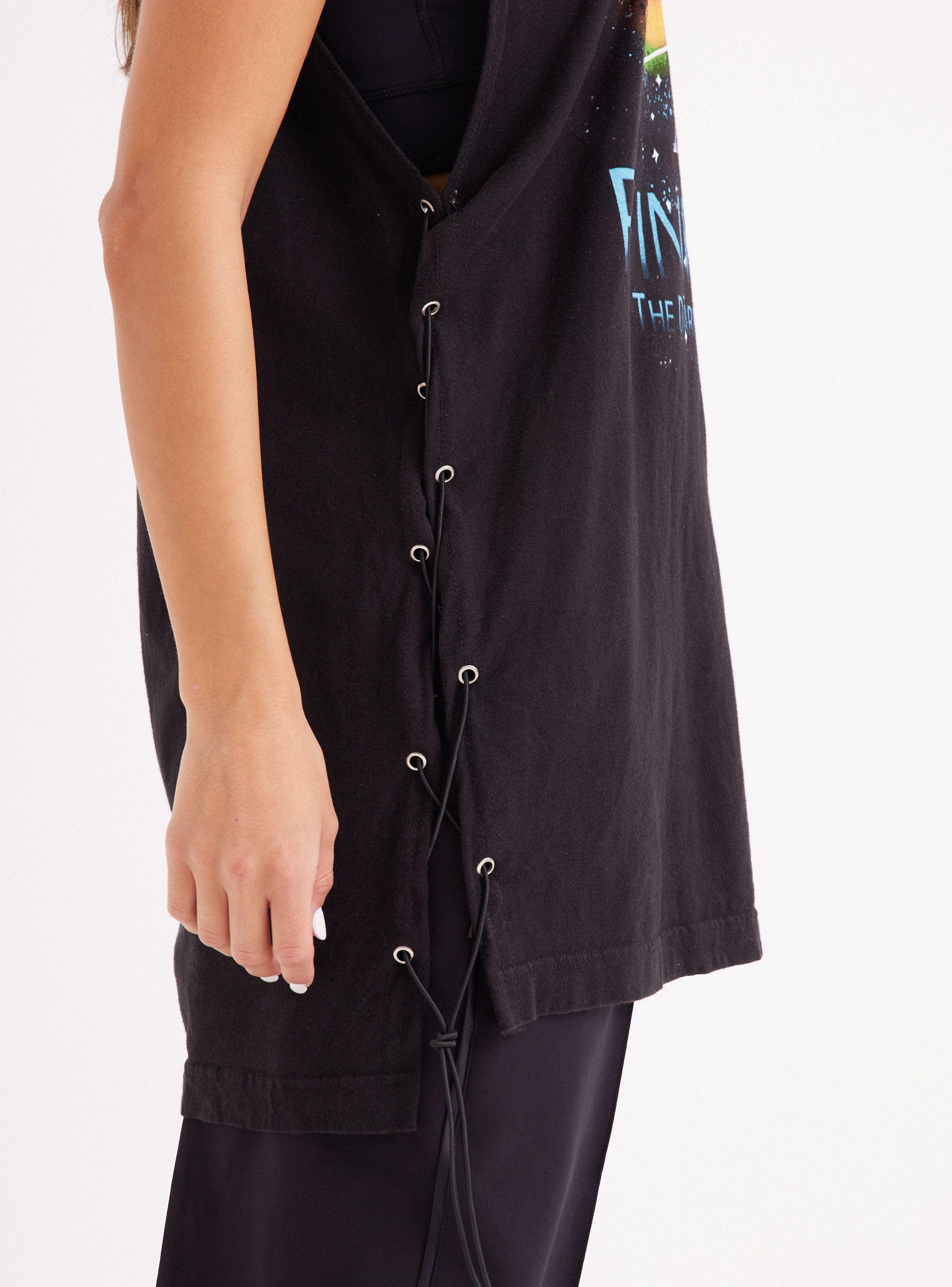 Polera Negro Lovemade Pink Talla L-2