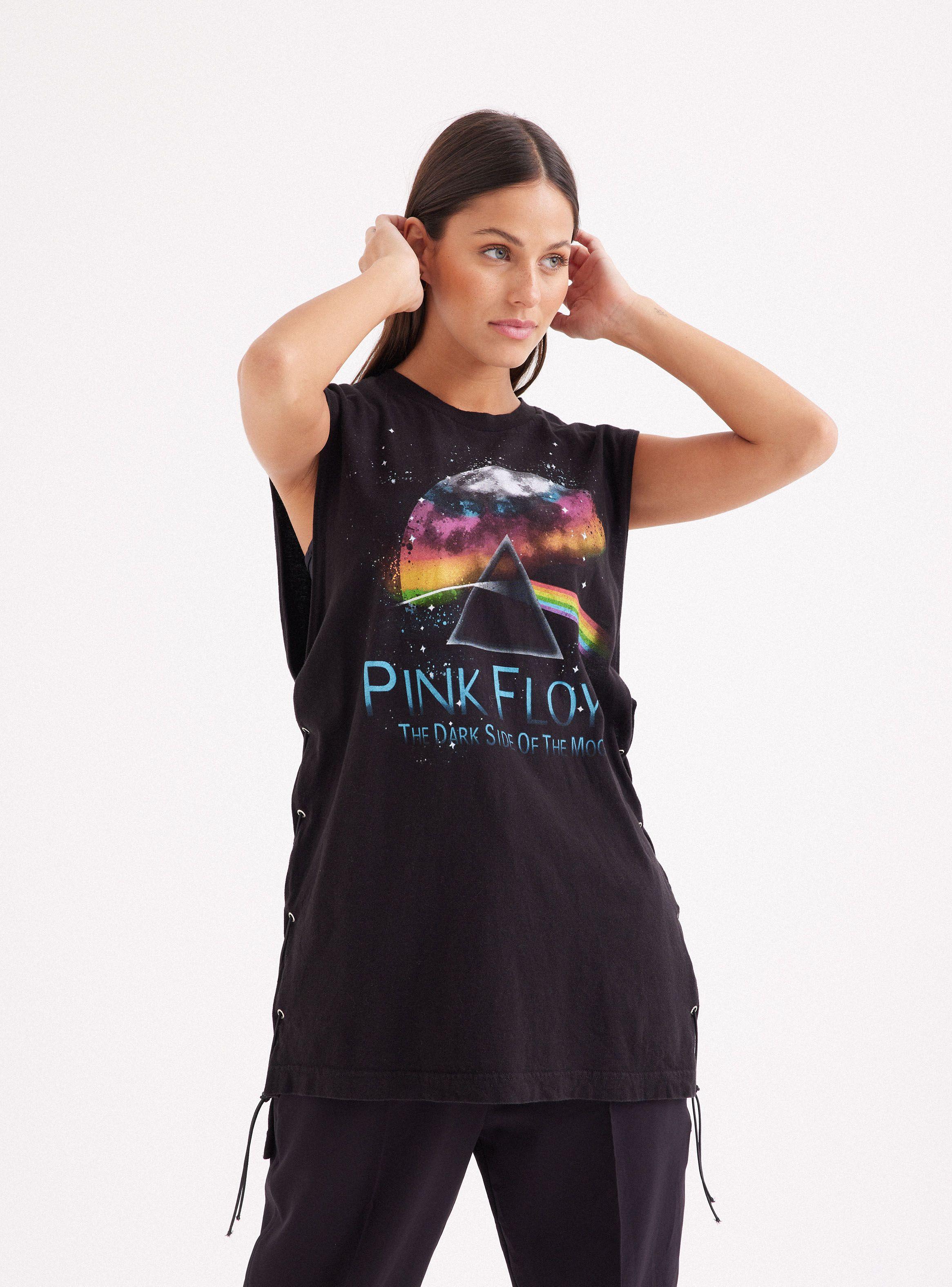 Polera Negro Lovemade Pink Talla L-0