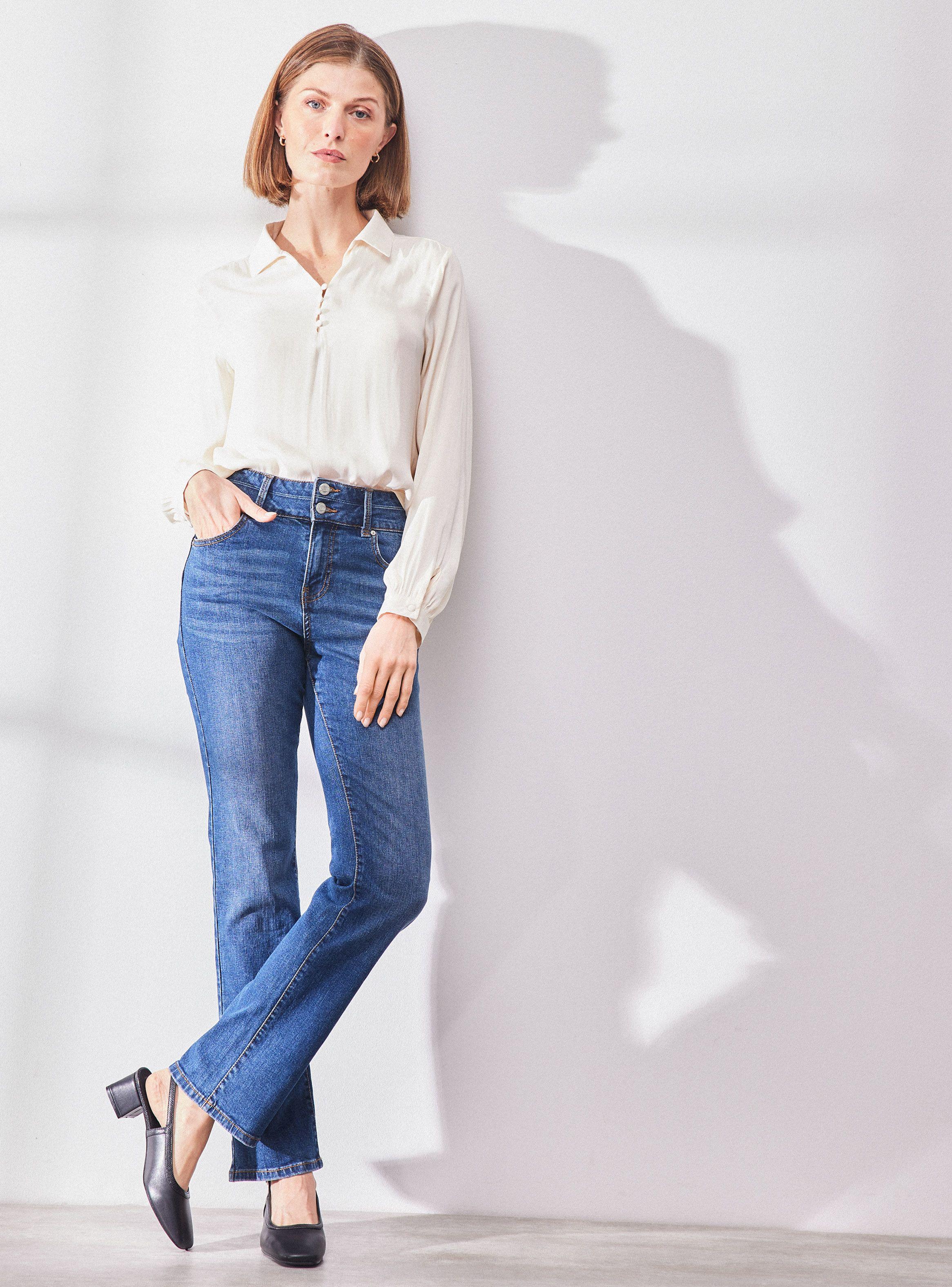 Blusa Fluida con Botón en Escote-4