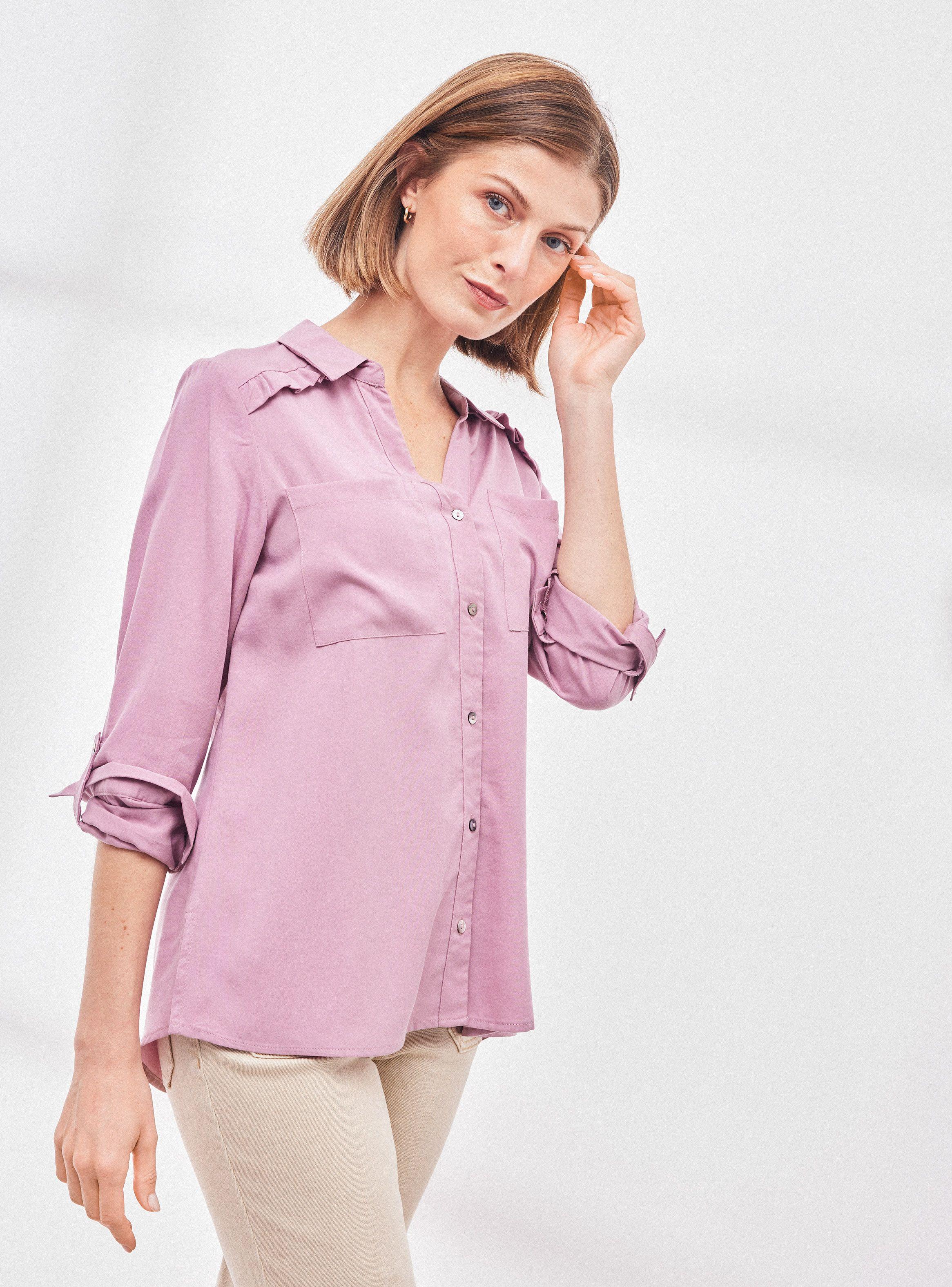 Blusa Tencel Lavada-0