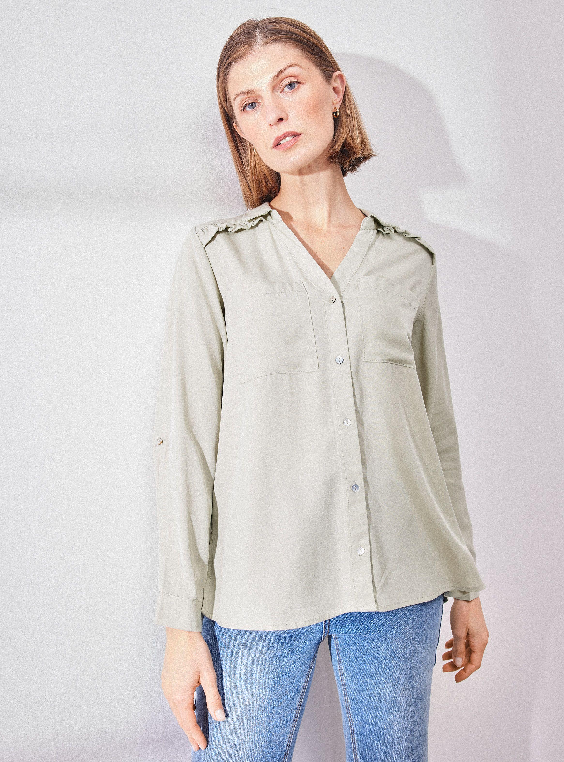 Blusa Tencel Lavada-0