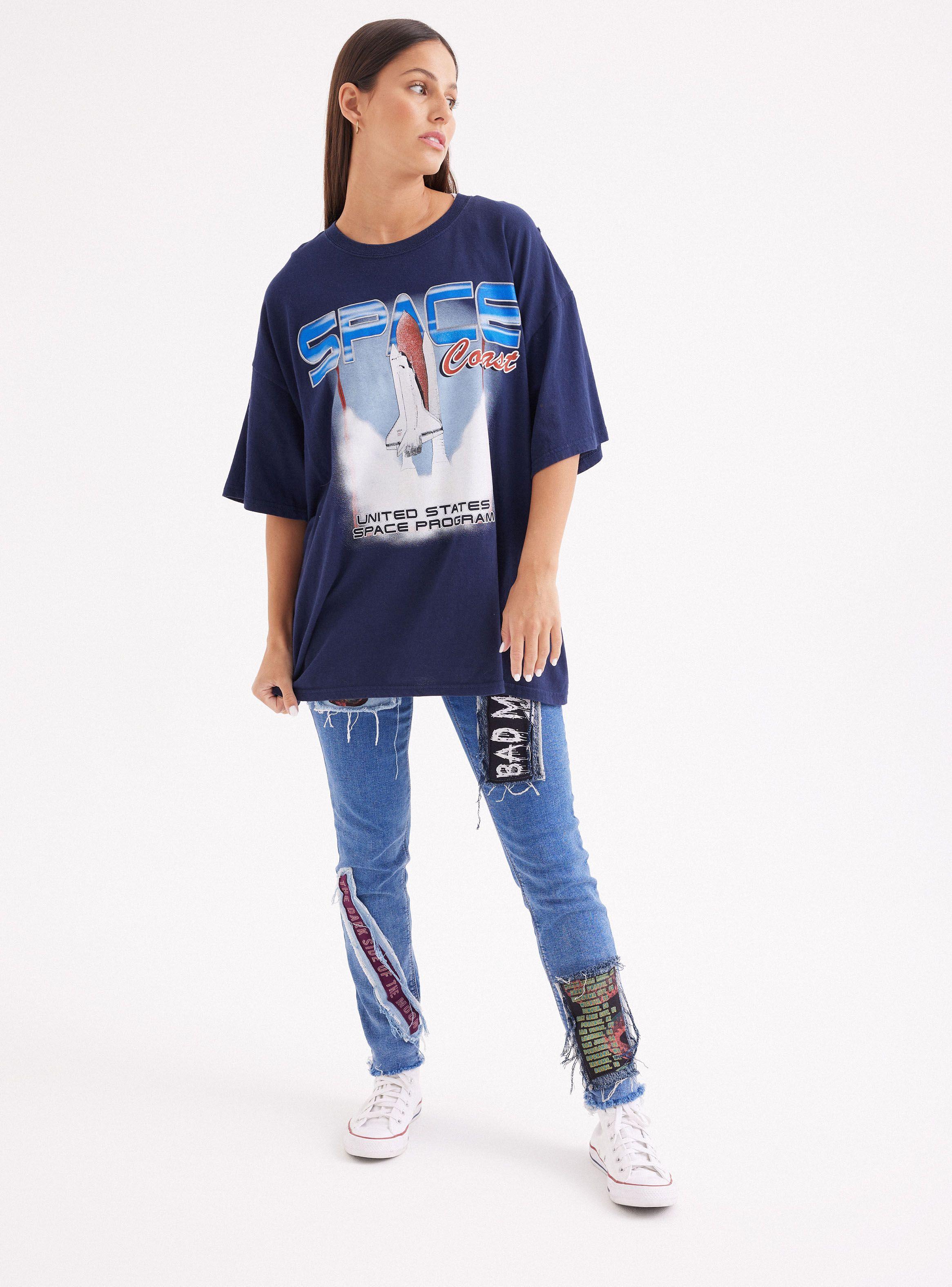 Polera Azul Gildan Talla XL-3