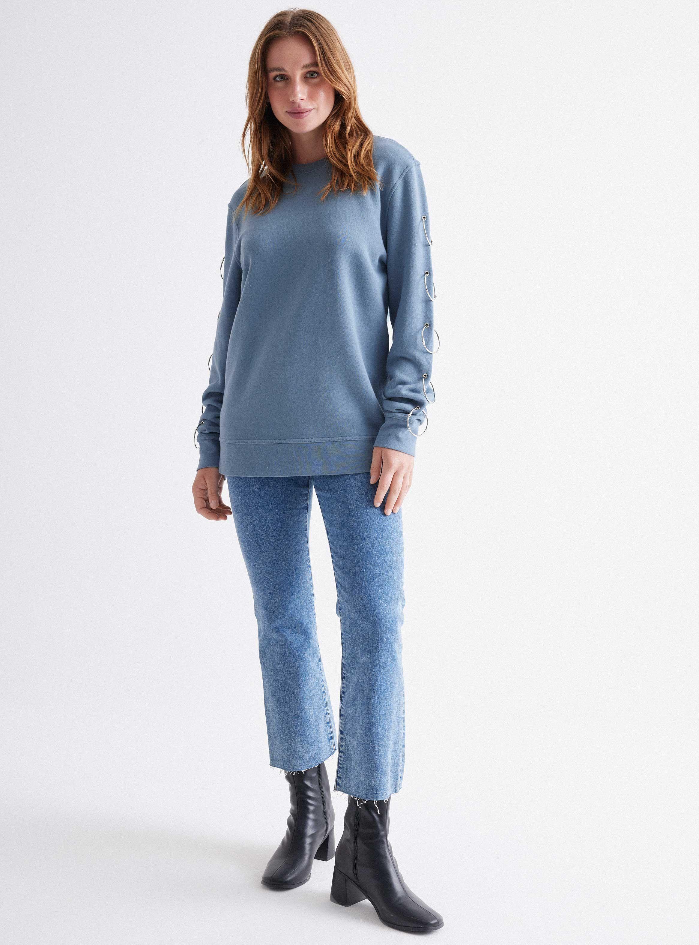 Polerón Azul Lovemade Banana Republic Talla M-3