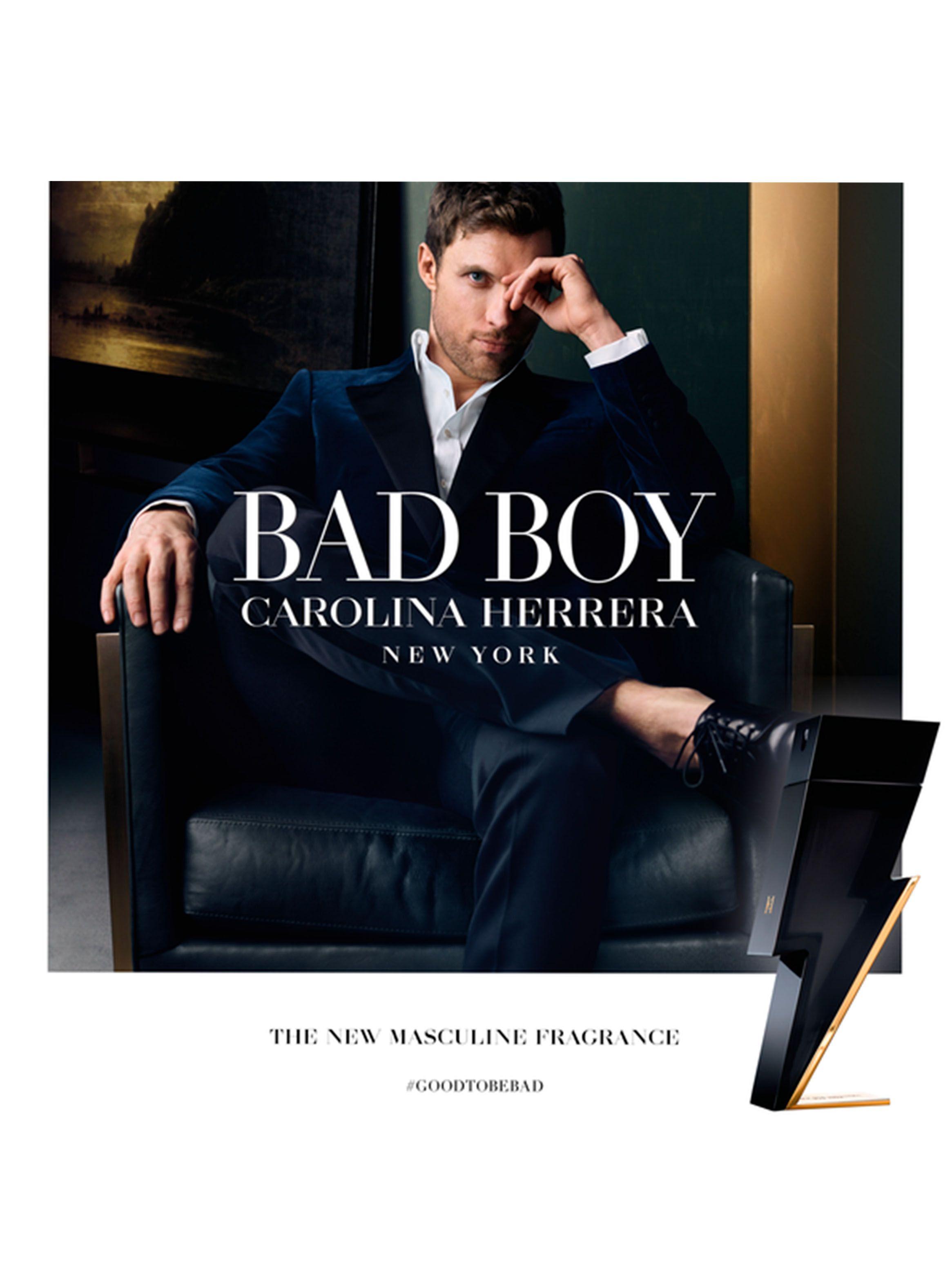 Perfume Carolina Herrera Bad Boy Hombre EDT 50 ml-4