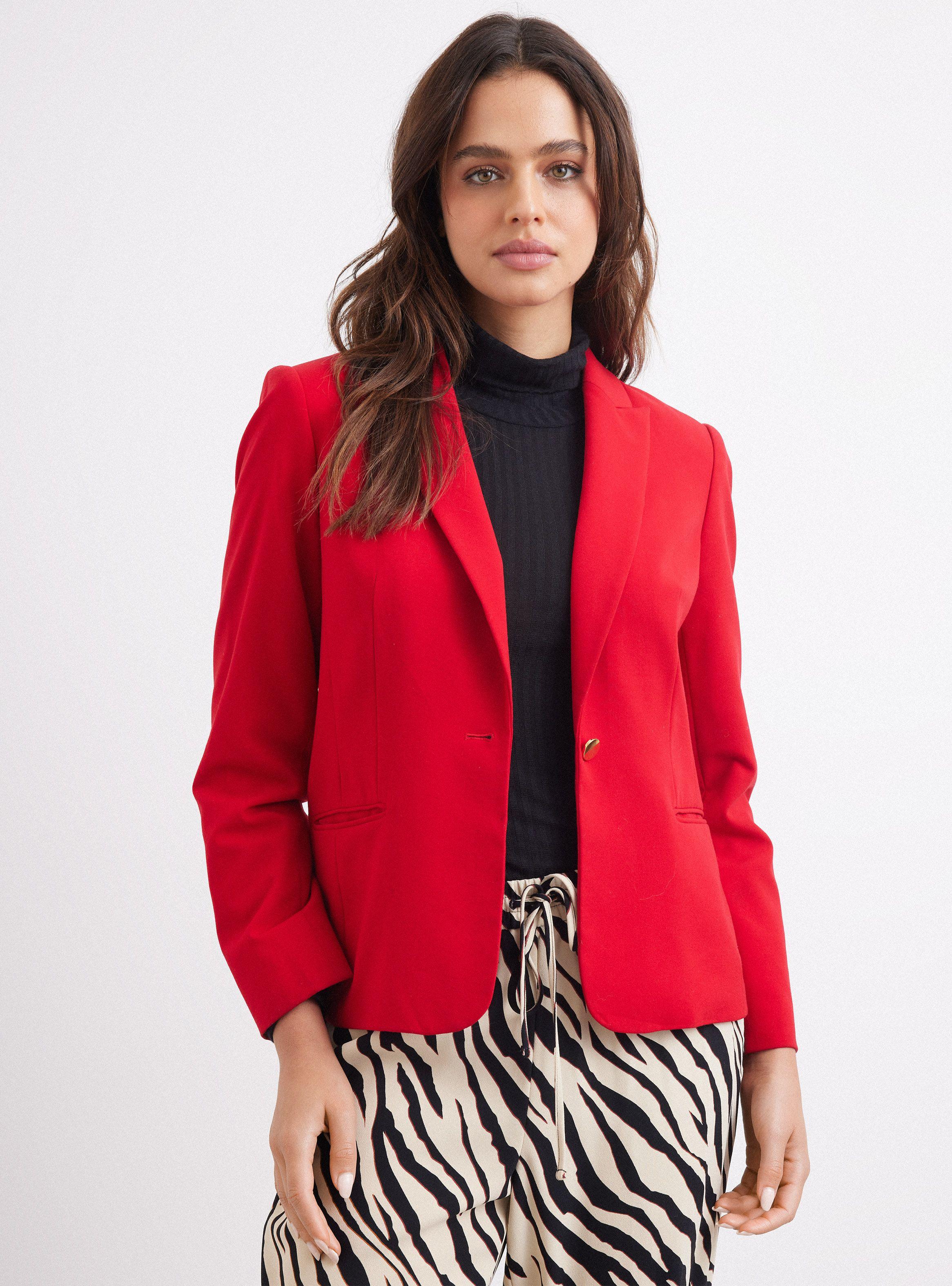 Blazer Rojo Calvin Klein Talla M-0