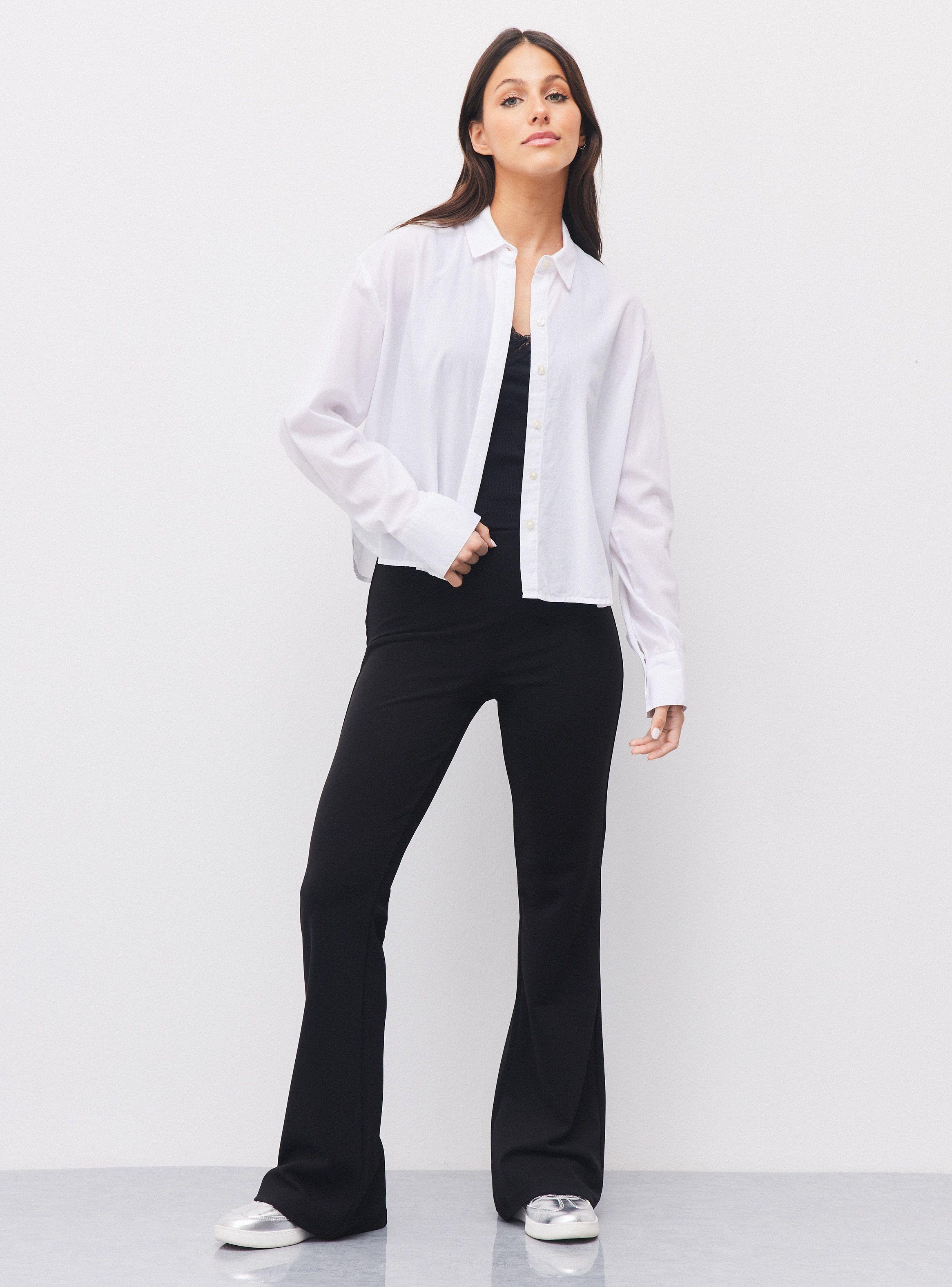 Blusa Cuello Camisero Crop-4