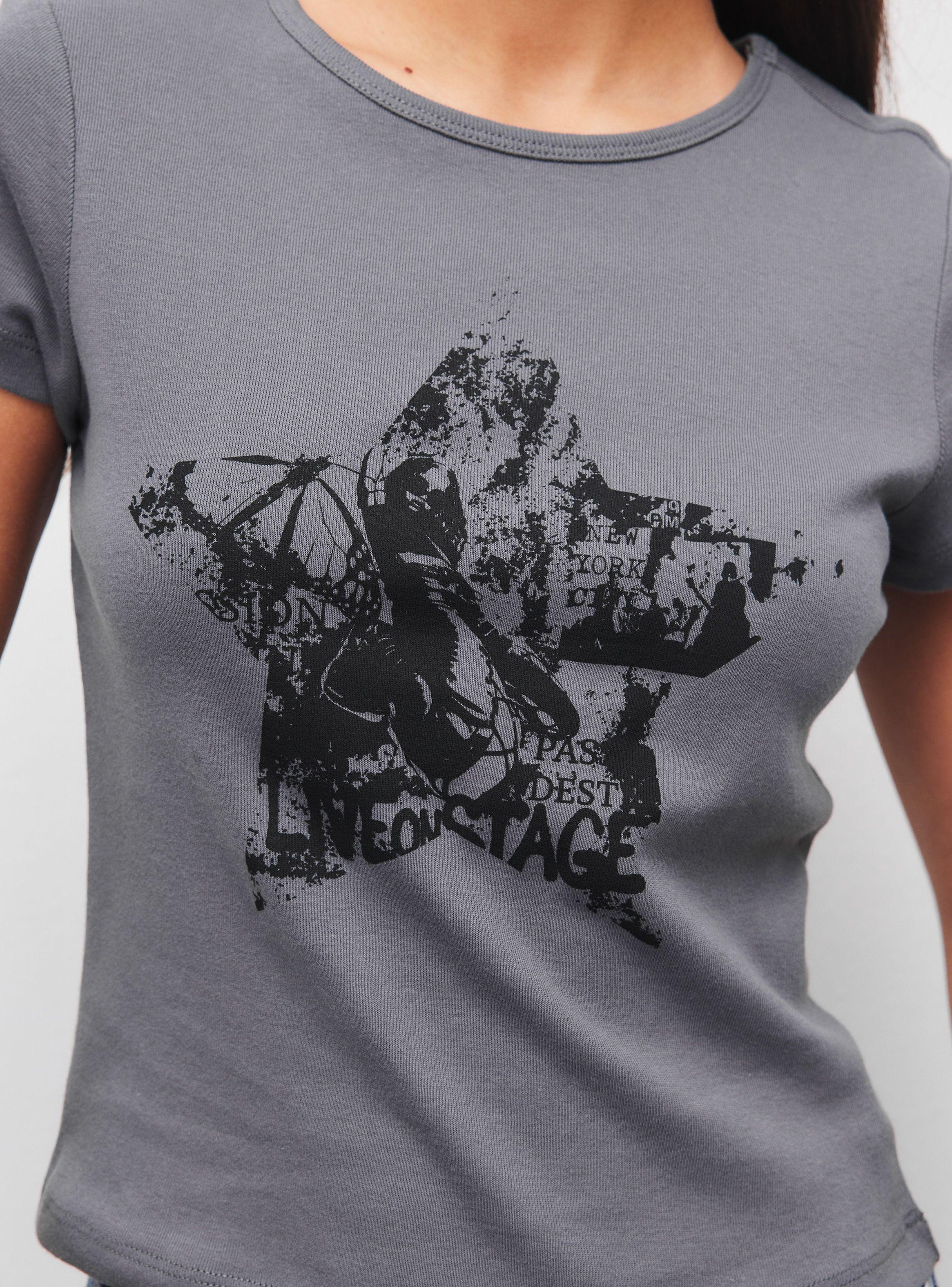 Polera Front Print-3