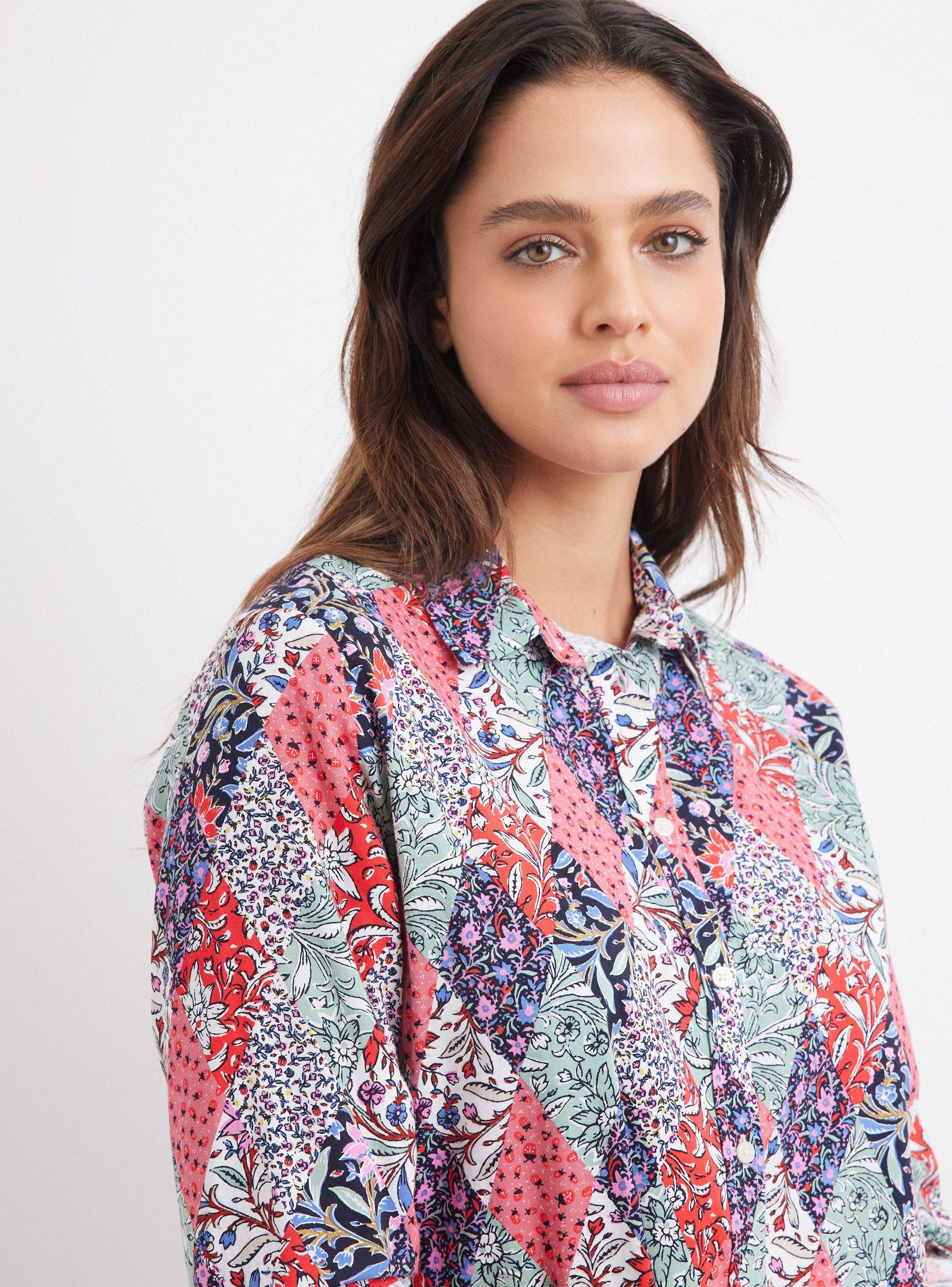 Blusa Loft Flores Talla M-2