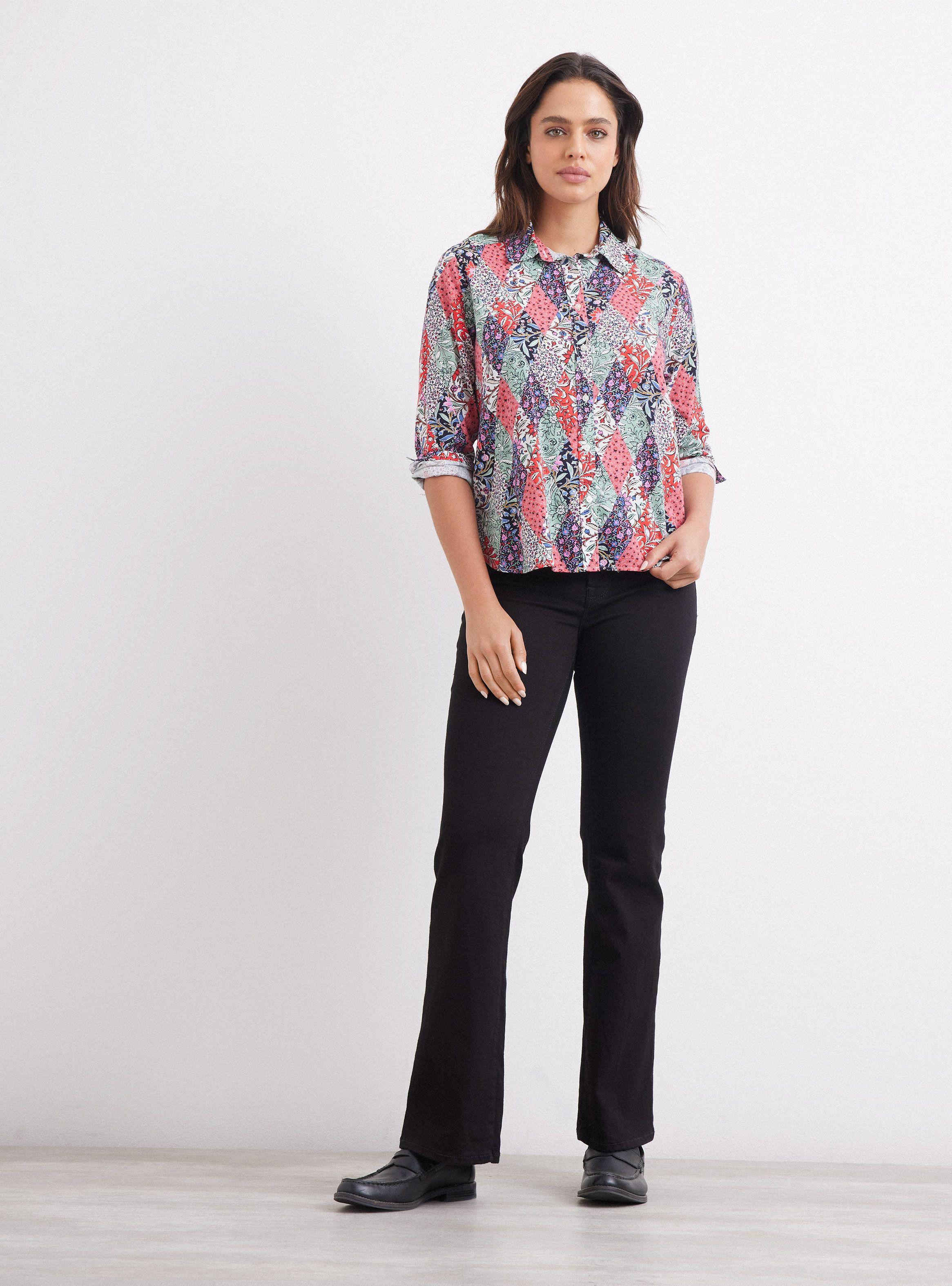 Blusa Loft Flores Talla M-3