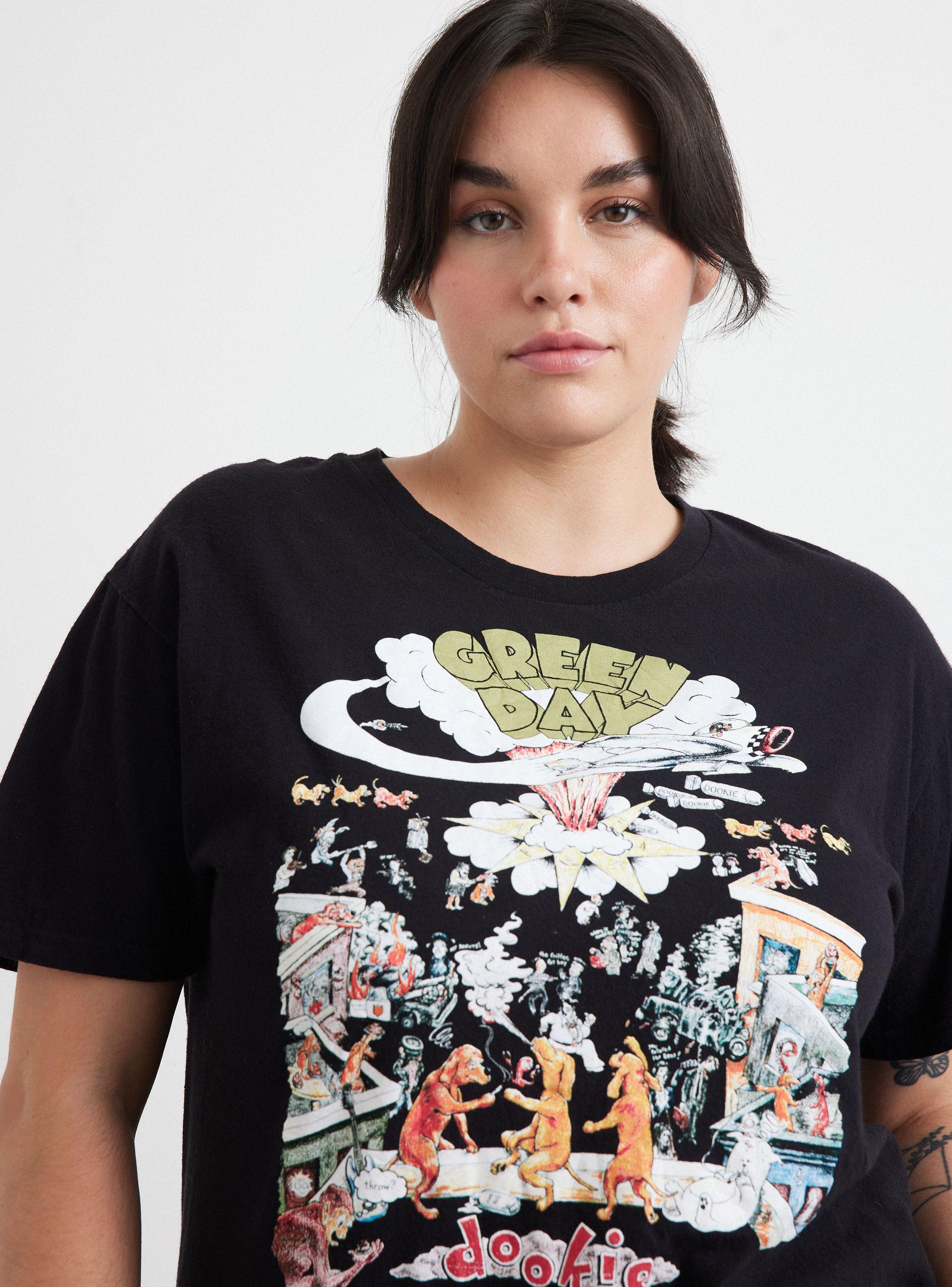 Polera Negro Green Day Talla L-2