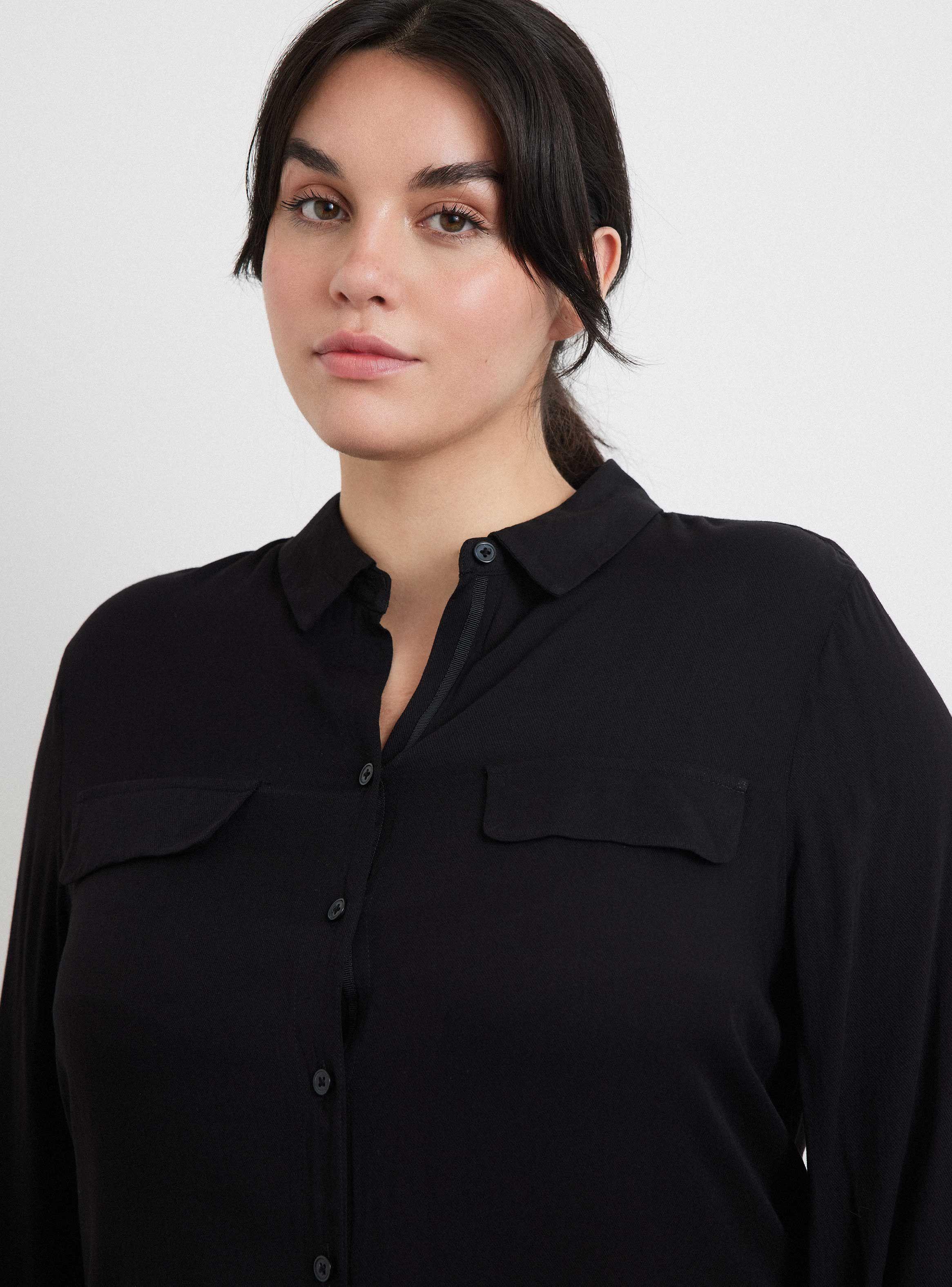 Blusa Negro Chico'S Talla L-2