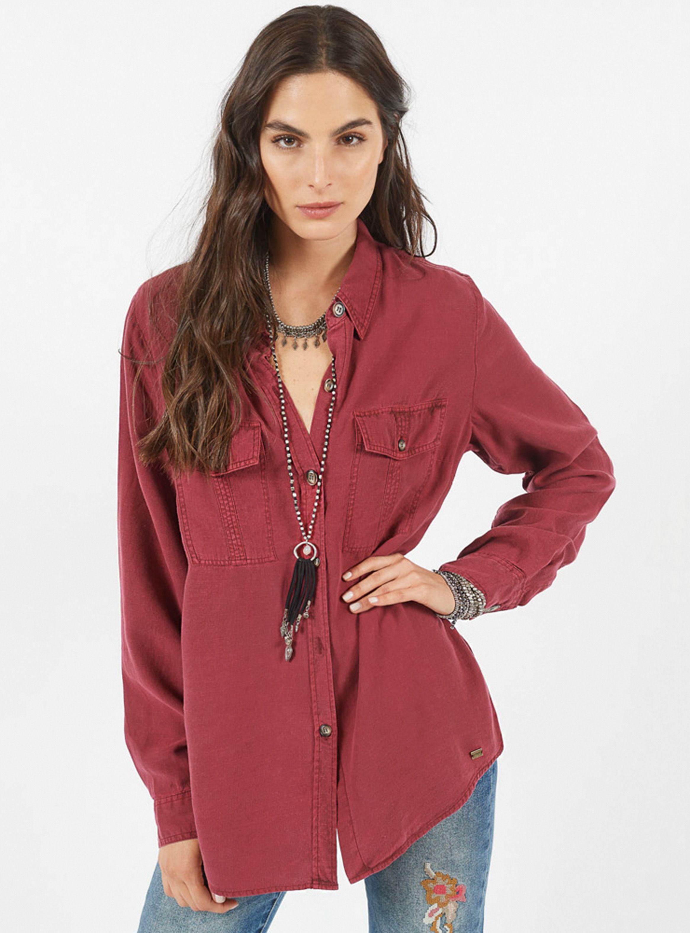 Blusa Larga con Botones Umbrale-0