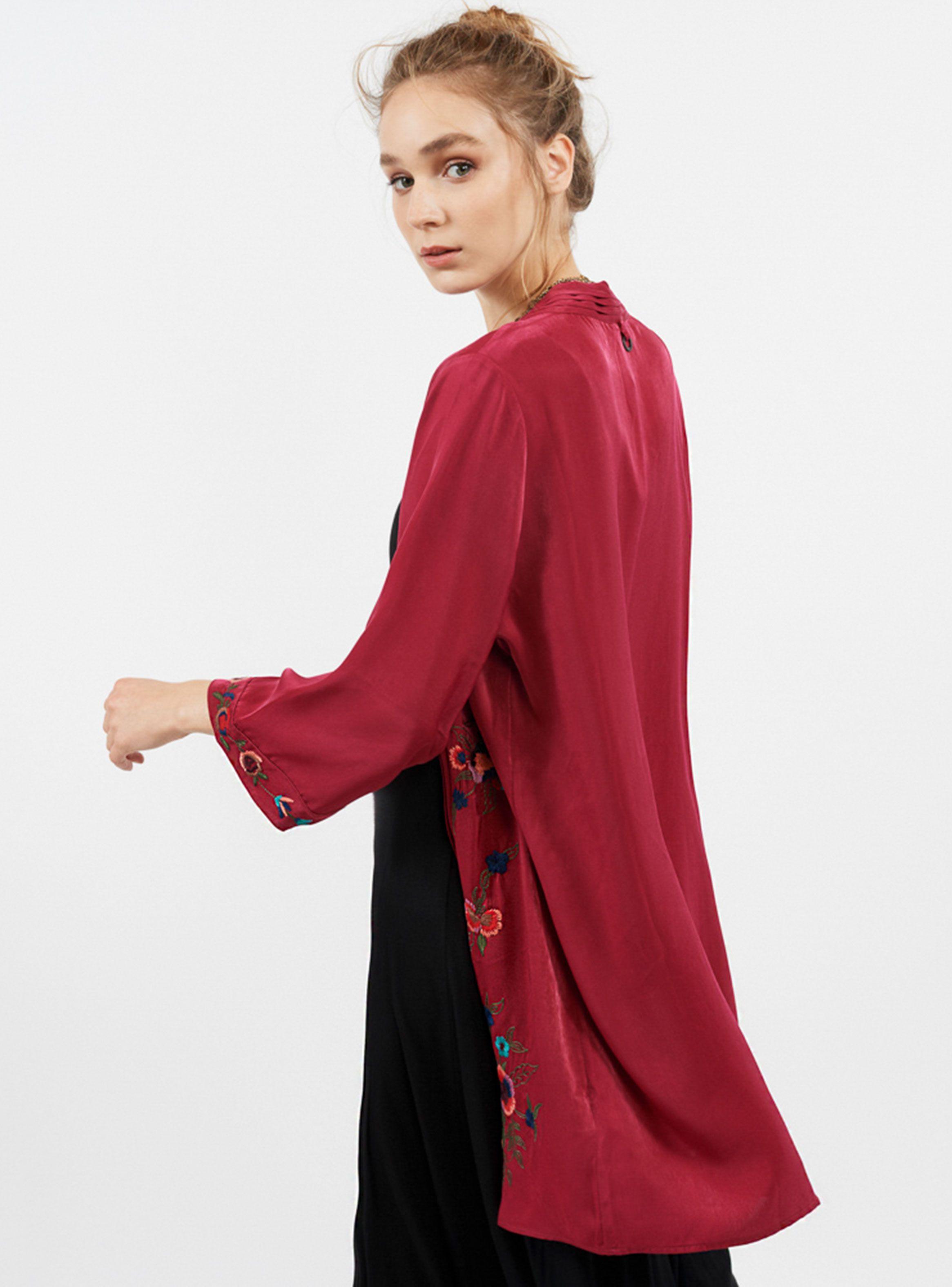 Kimono Satín Bordado Umbrale-1