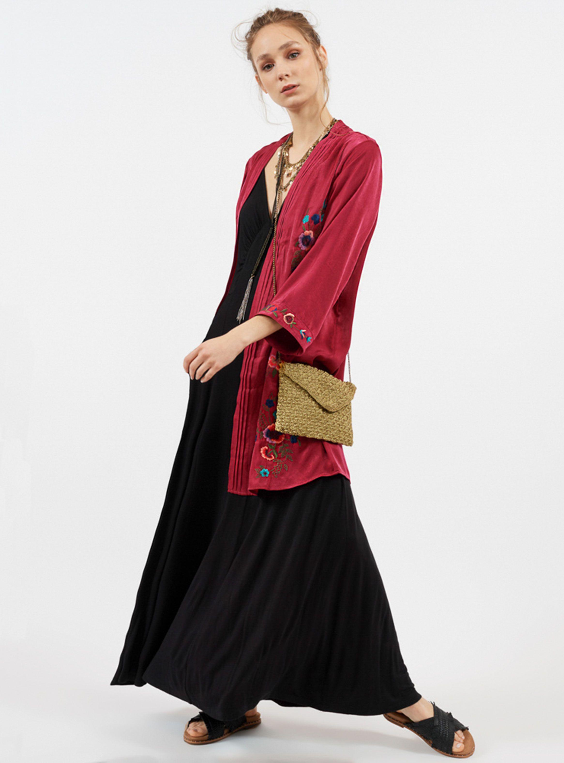 Kimono Satín Bordado Umbrale-3