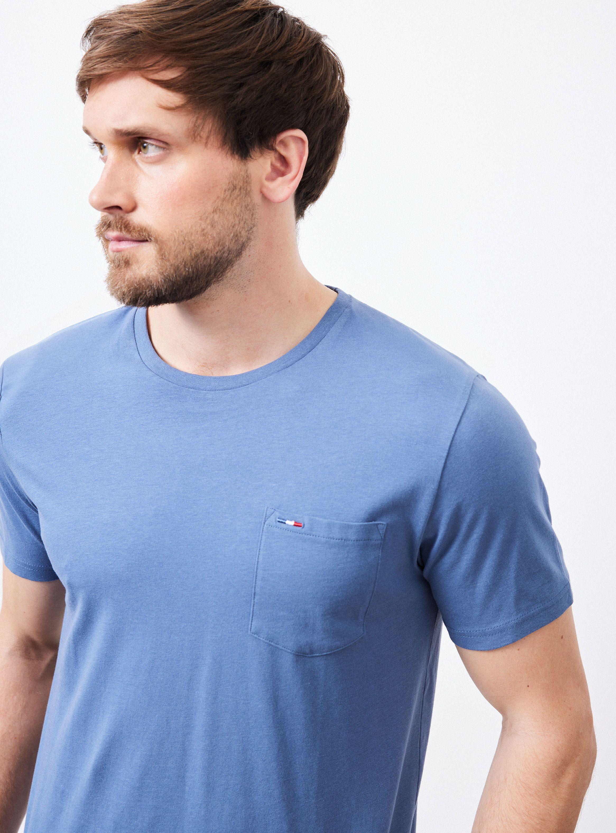 Polera Crew Neck con Bolsillo Algodón-2