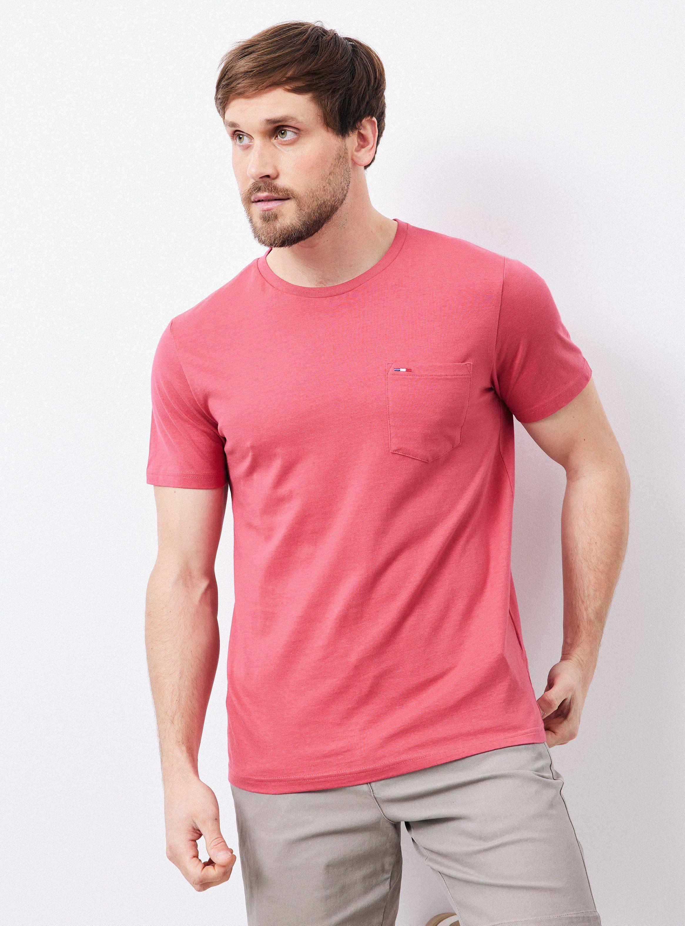 Polera Crew Neck con Bolsillo Algodón-0
