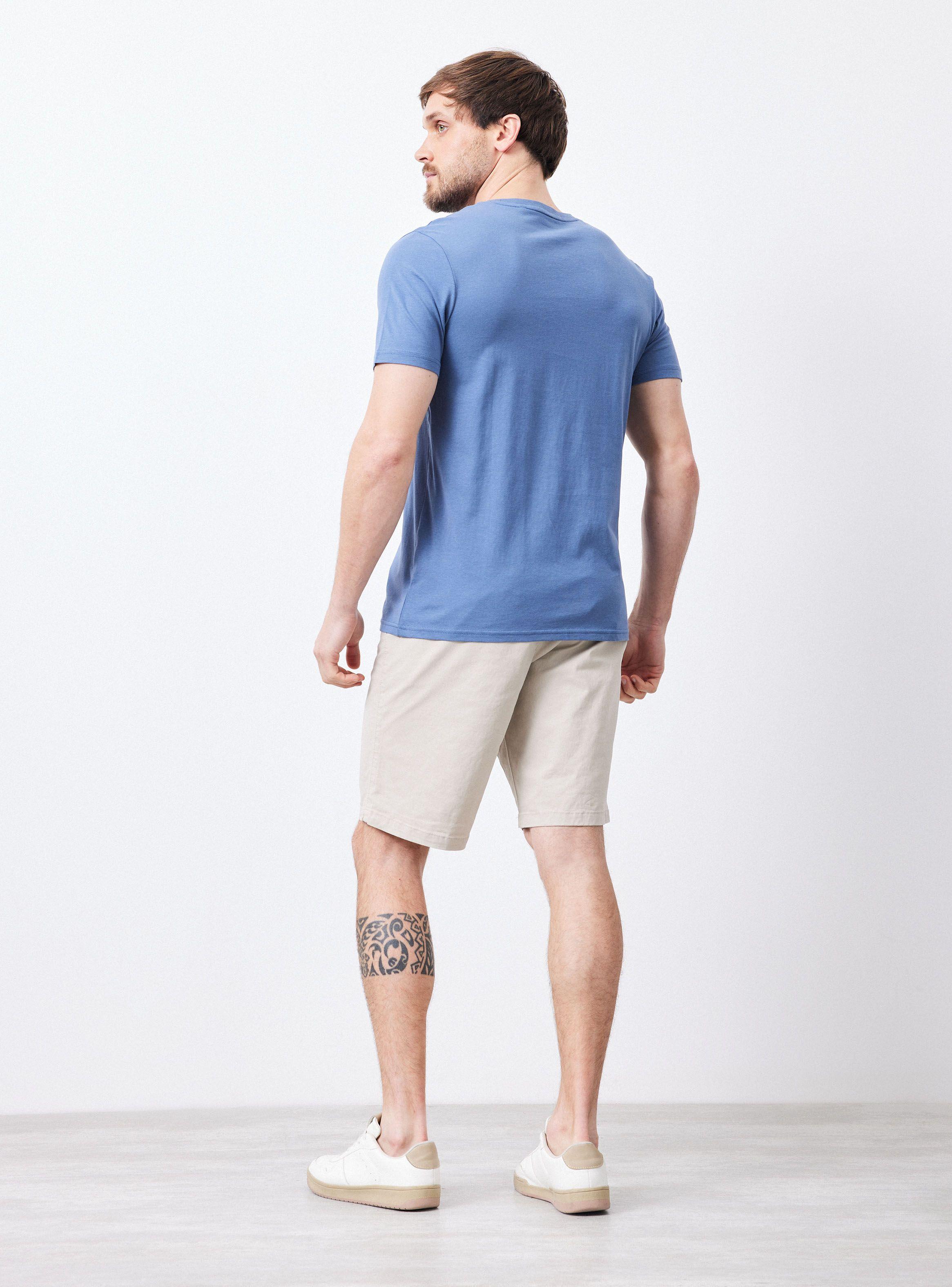 Polera Crew Neck con Bolsillo Algodón-5