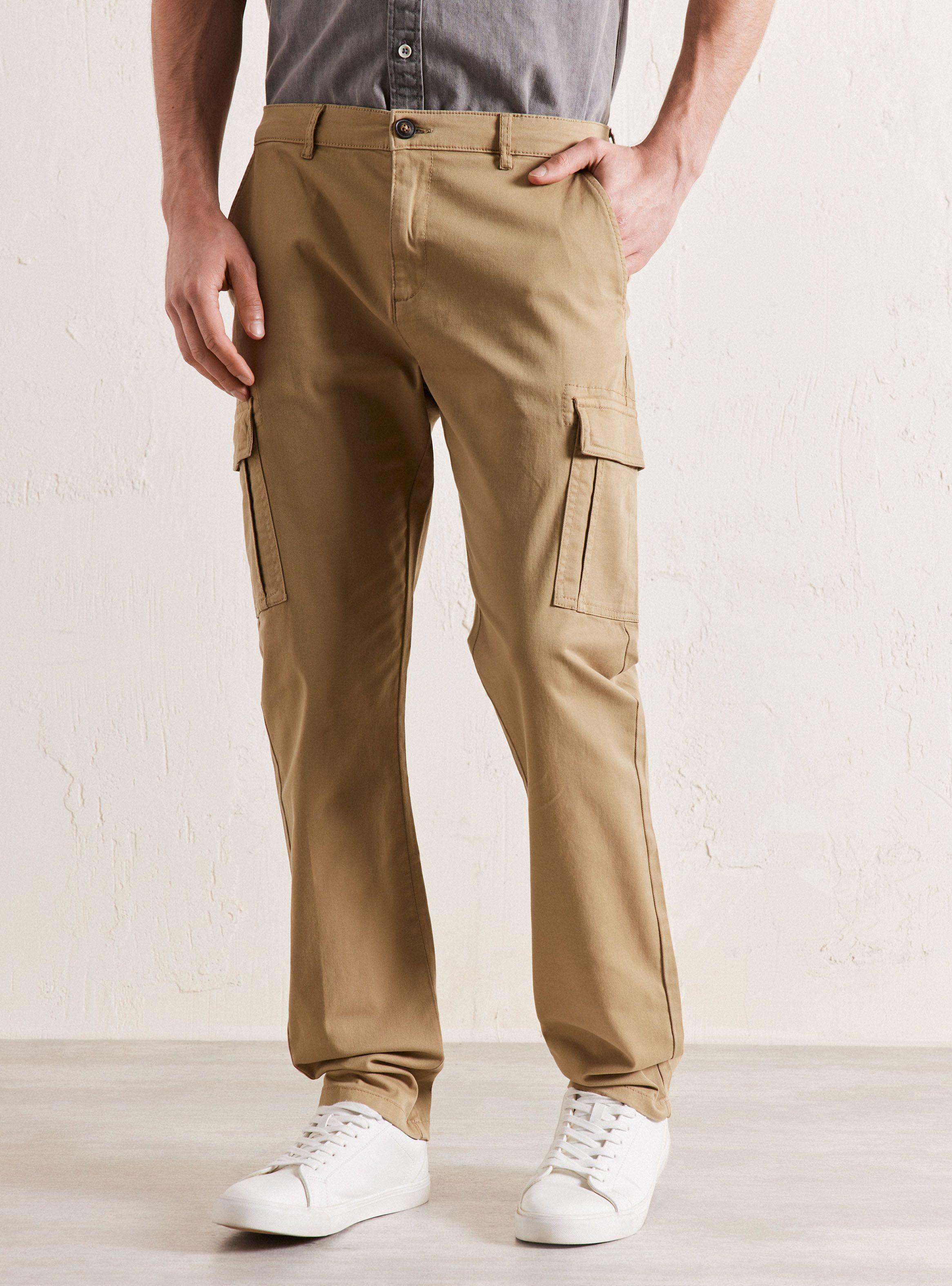 Pantalón Cargo Algodón Elastano-0
