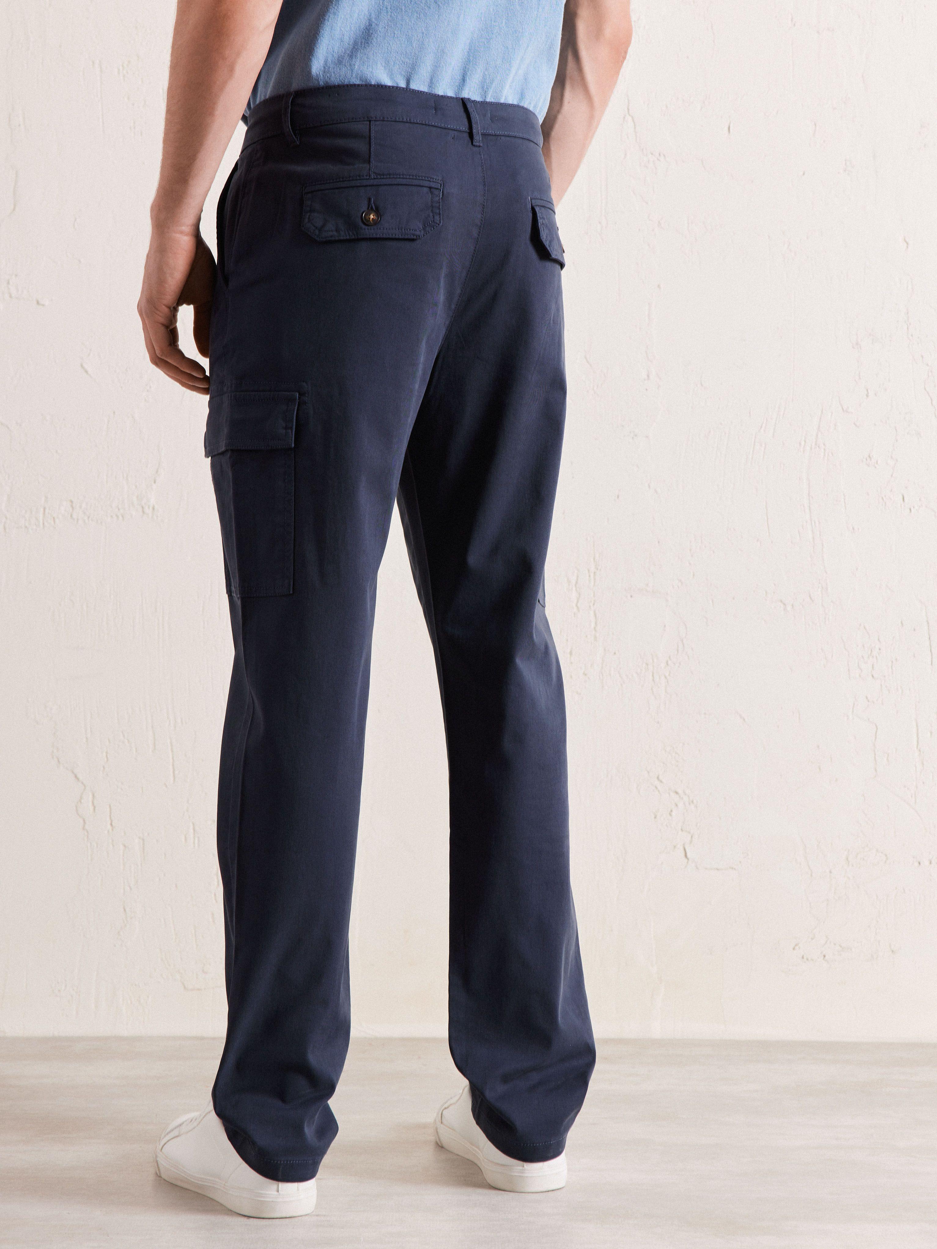 Pantalón Cargo Algodón Elastano-1