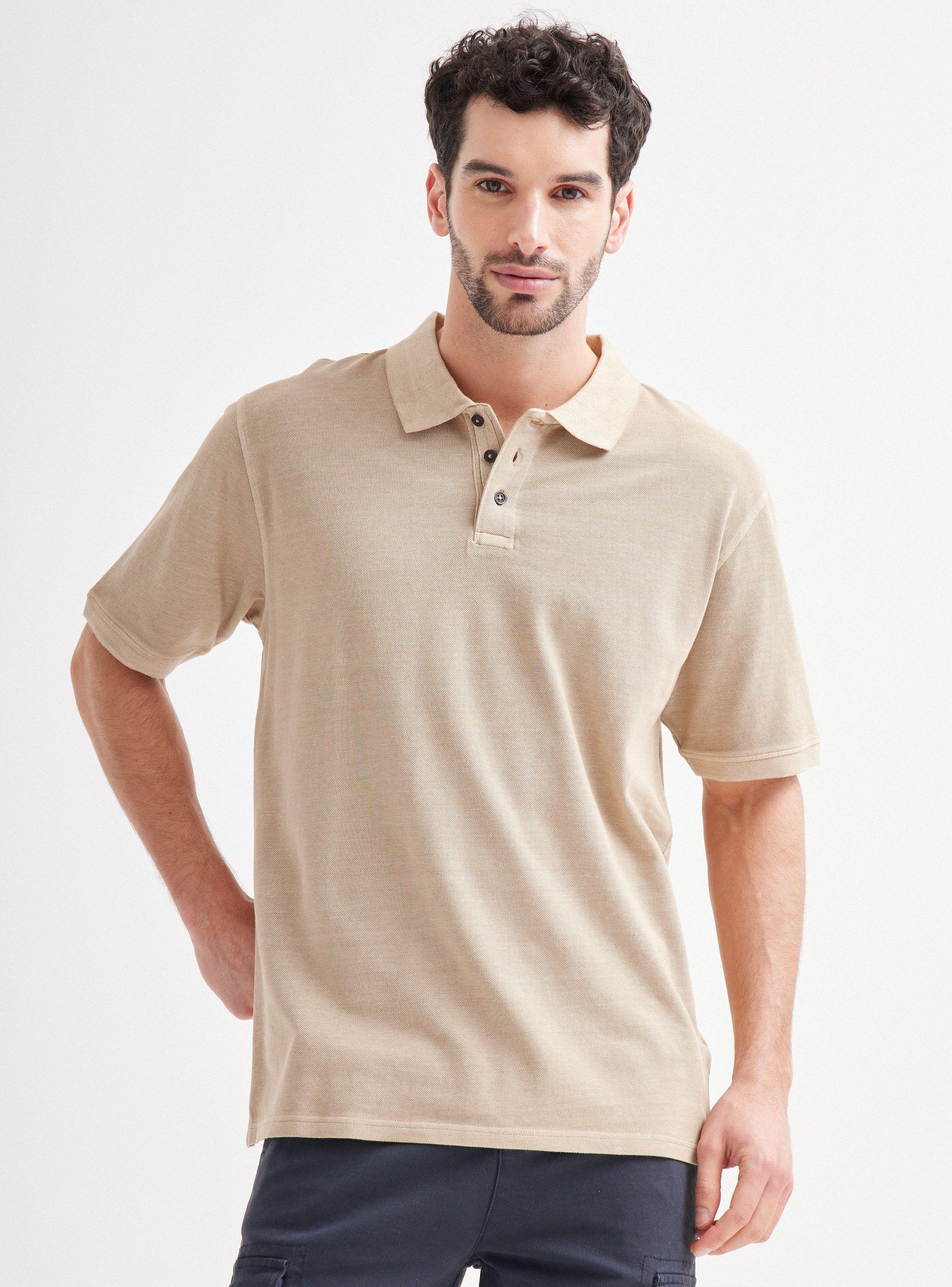 Polera Piqué Efecto Lavado-0