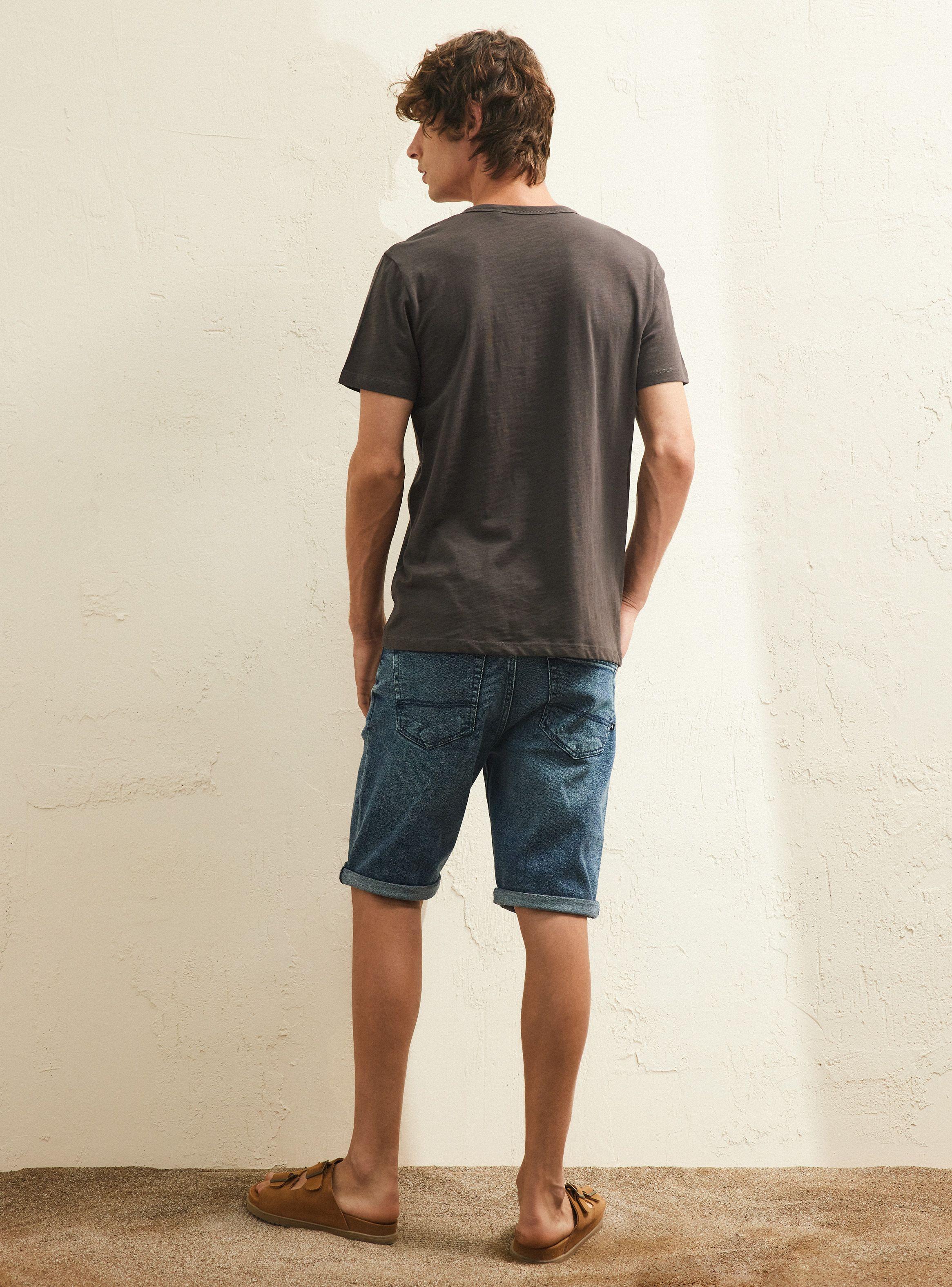 Polera Básica Henley Manga Corta-5