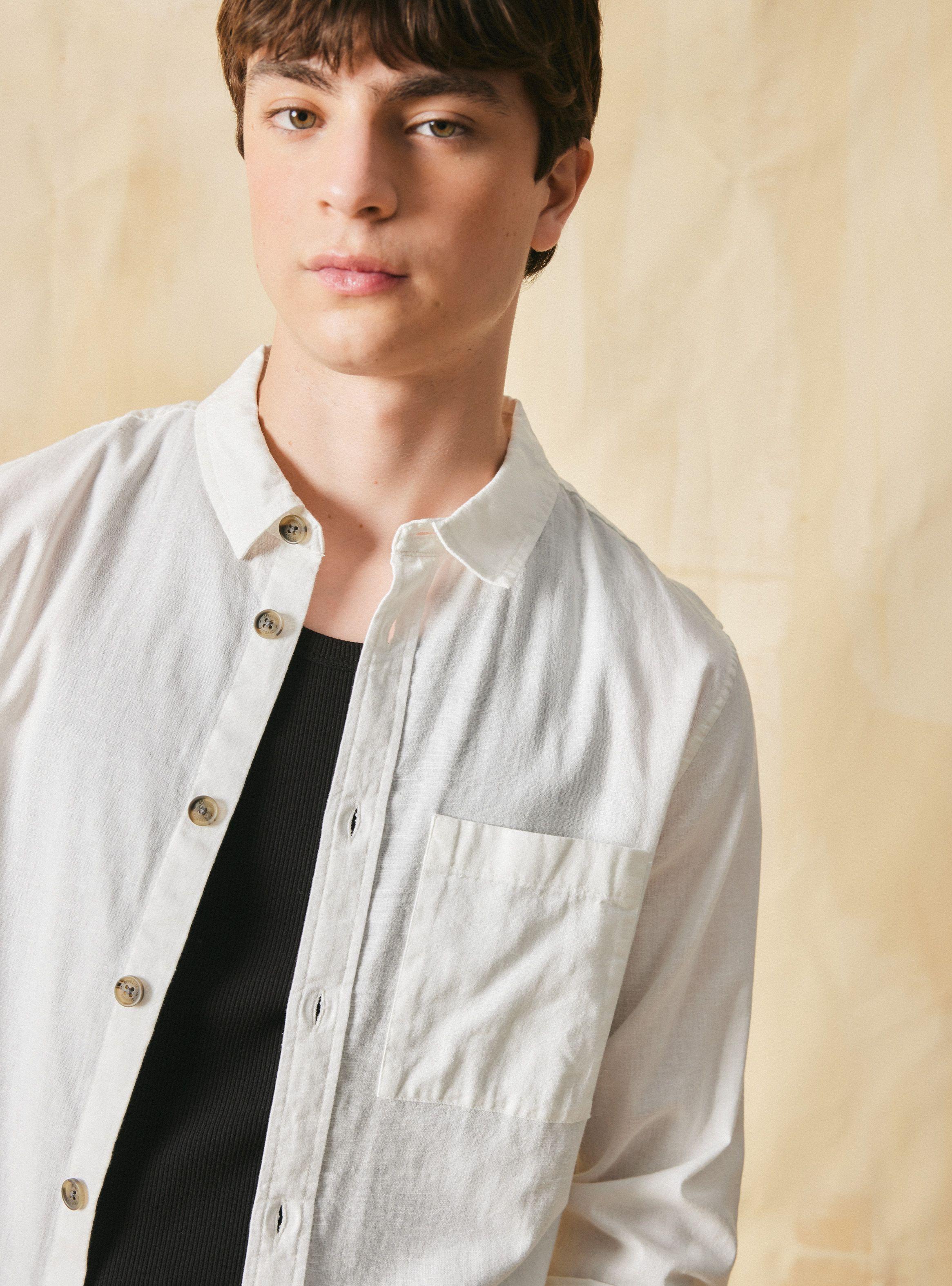 Camisa Confeccionada Lino-2