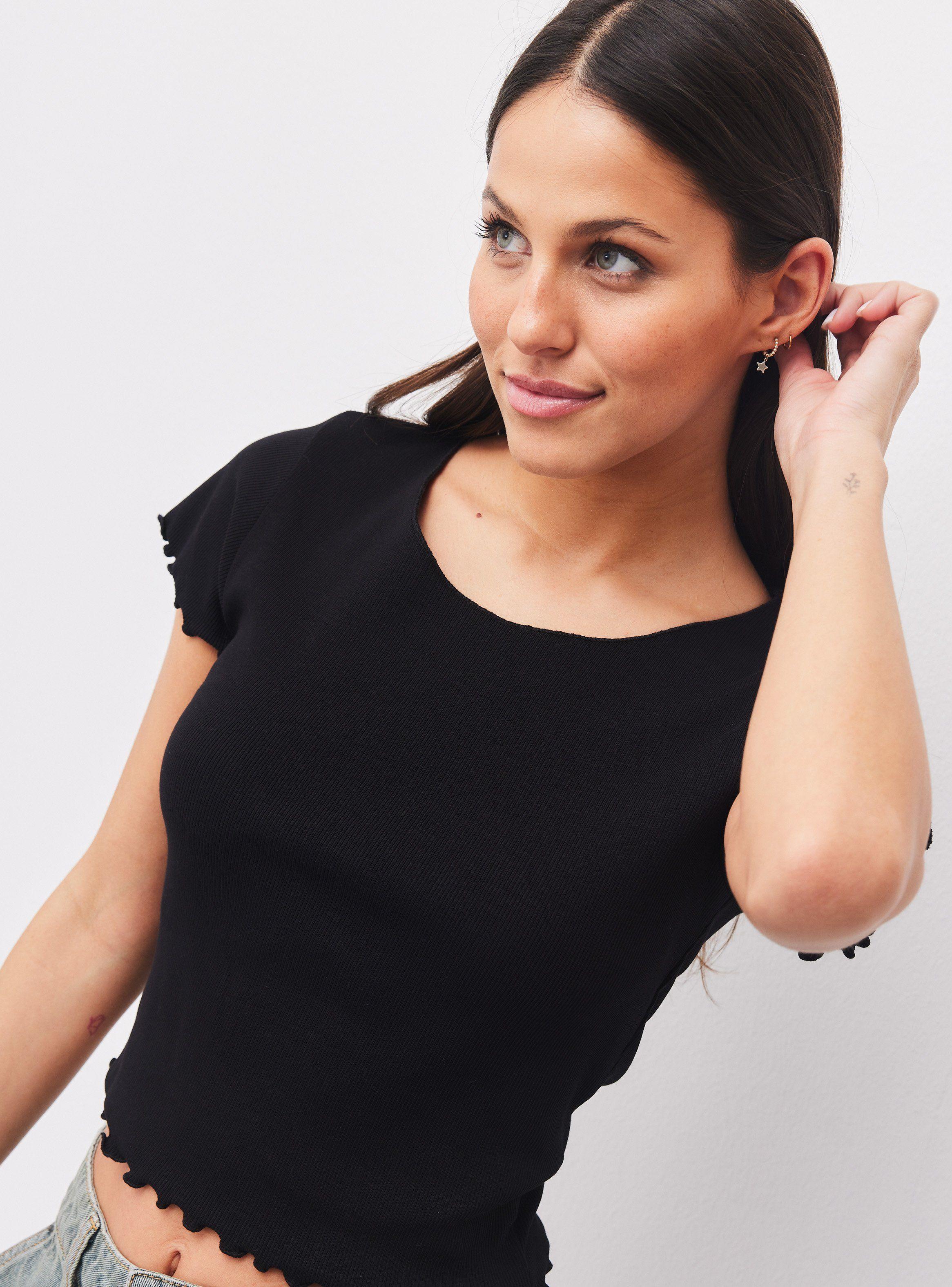 Polera Crop Detalle Cuello-2