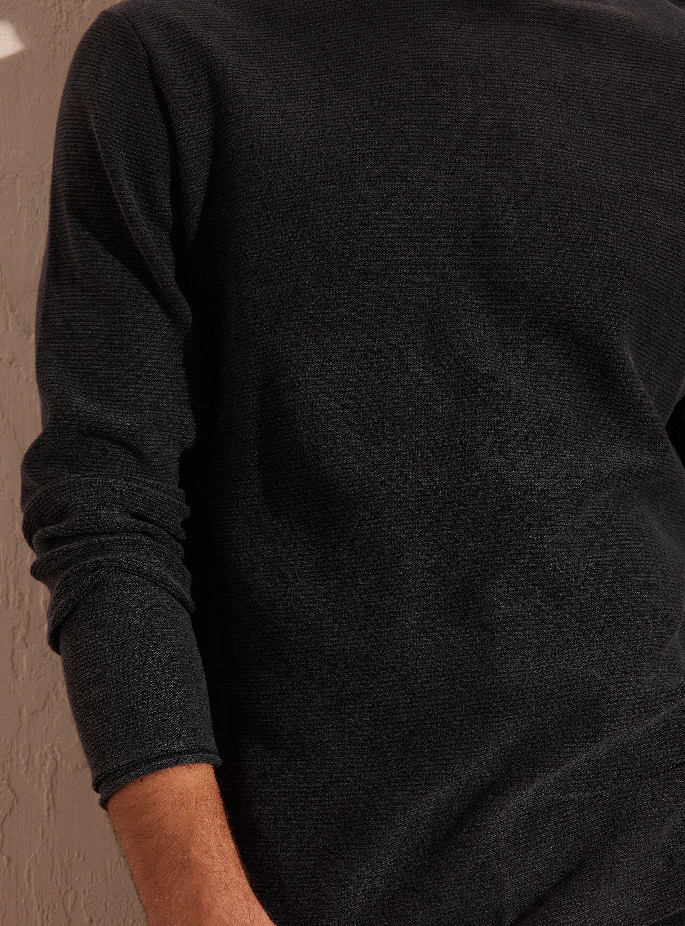 Sweater Cuello Rolled Garment Dyed Manga Larga-3