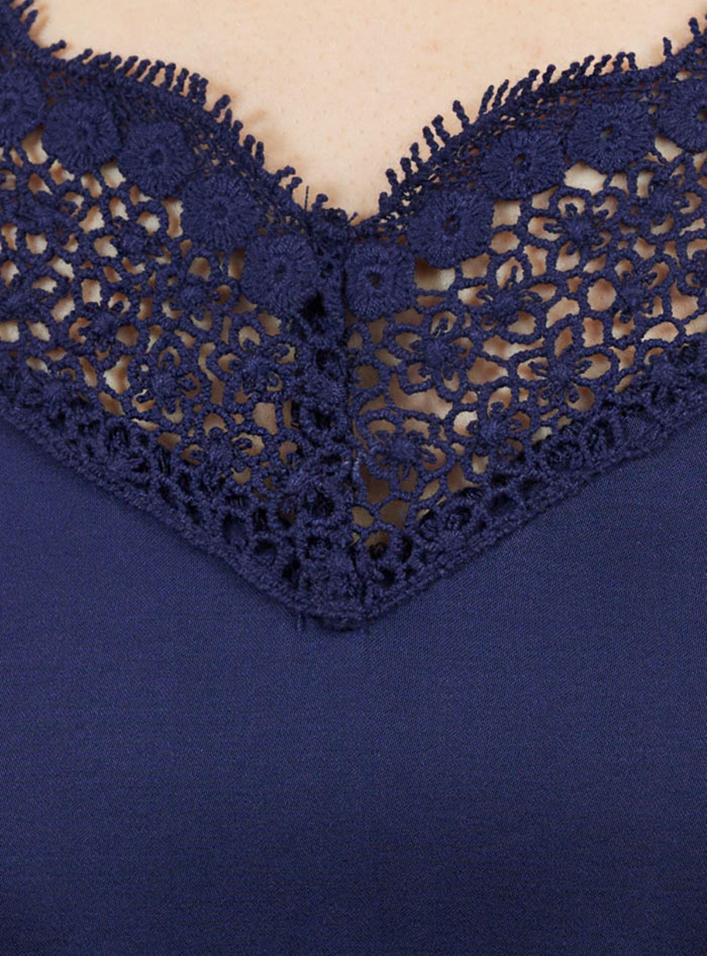 Polera Lencera Encaje Escote Umbrale-2