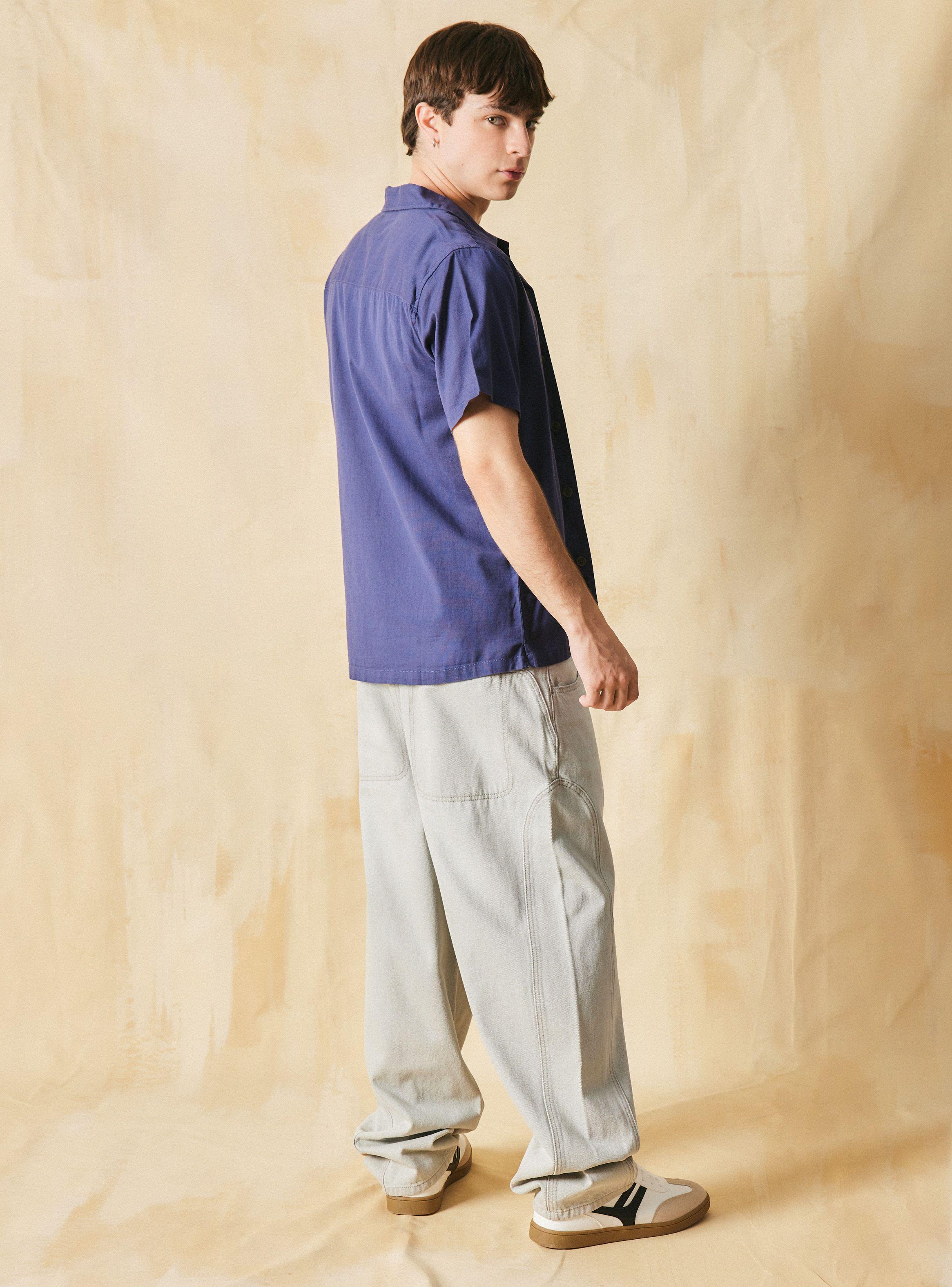 Camisa Elaborada con Lino-5