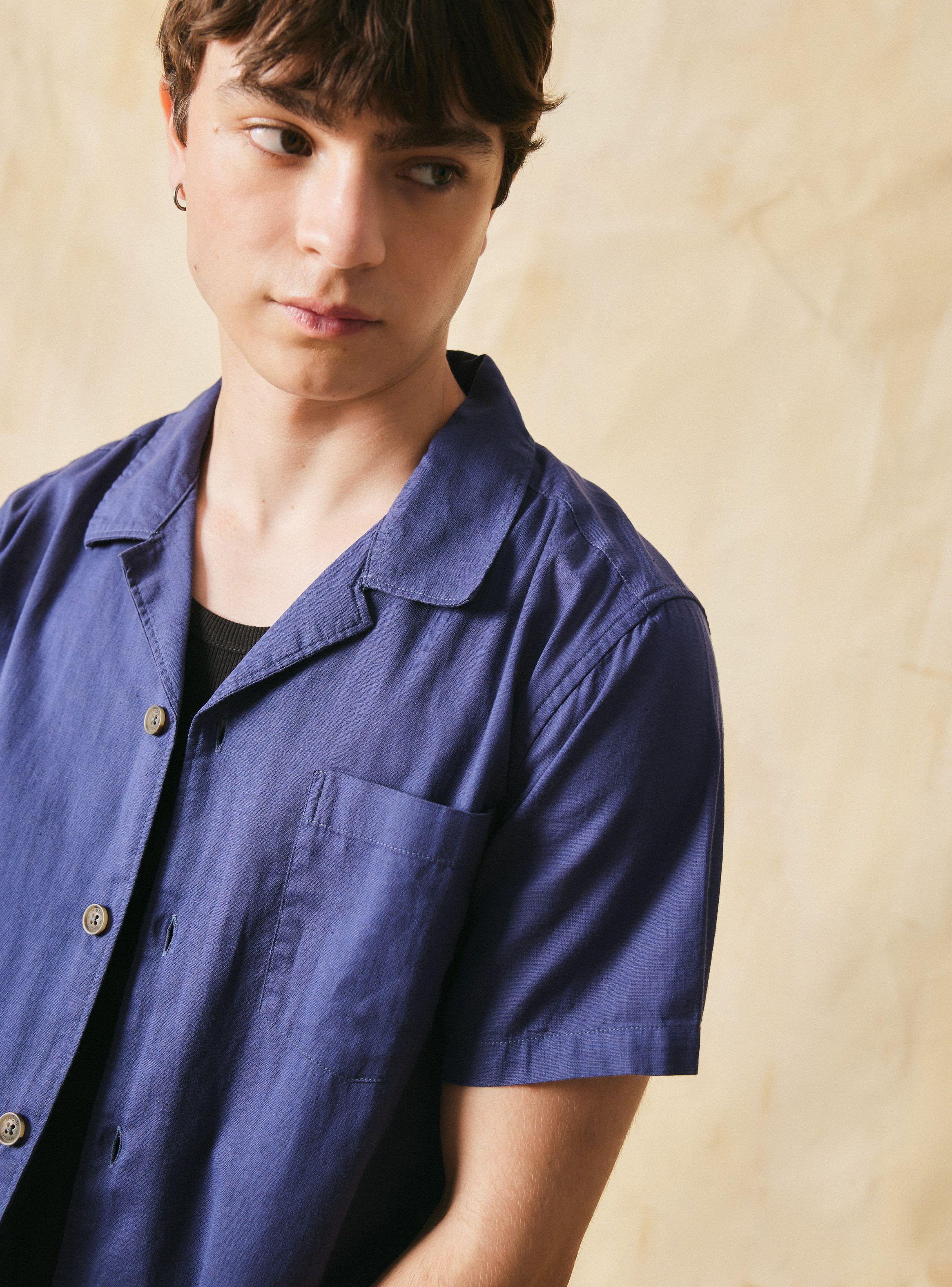 Camisa Elaborada con Lino-2