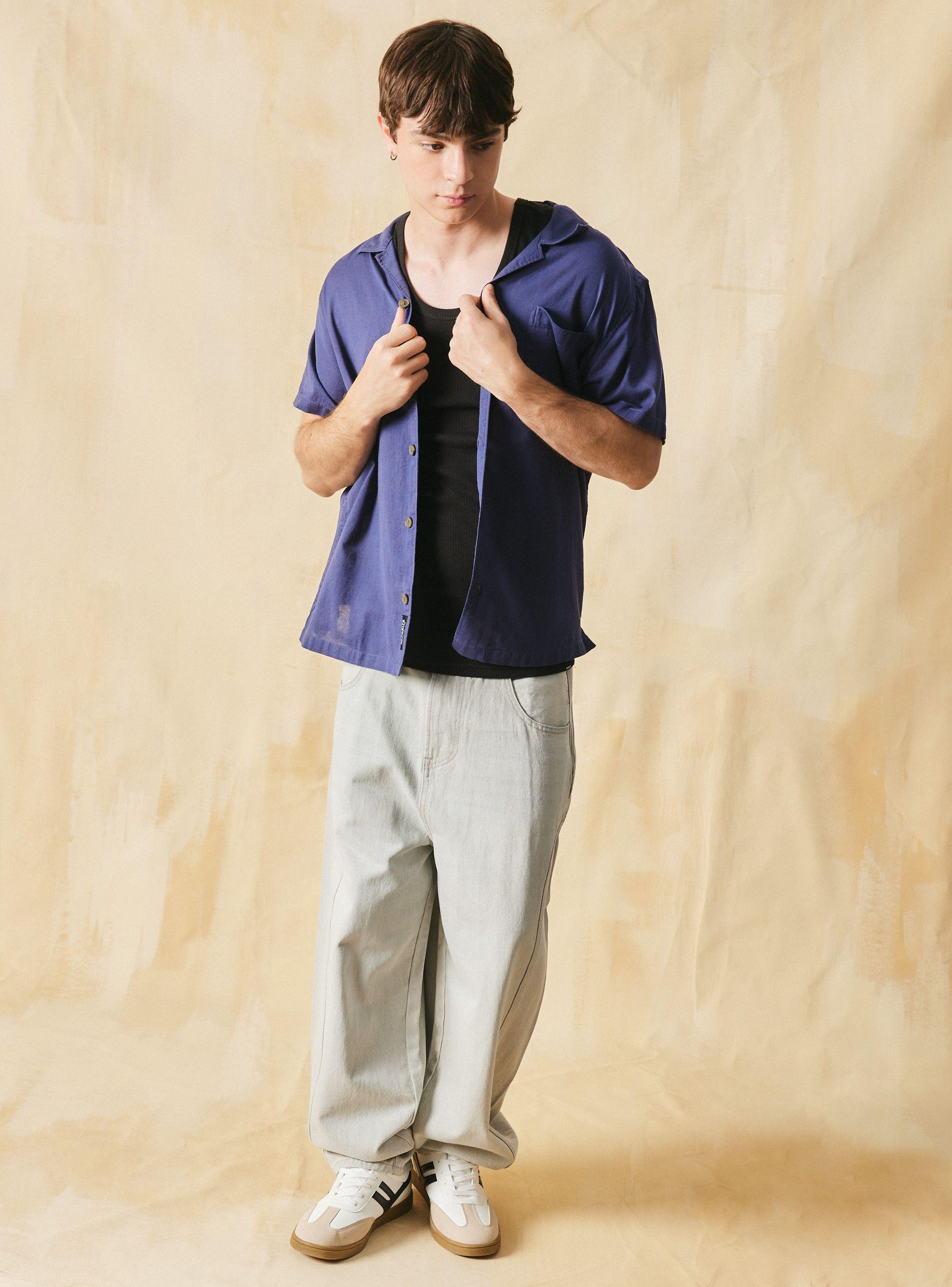 Camisa Elaborada con Lino-4